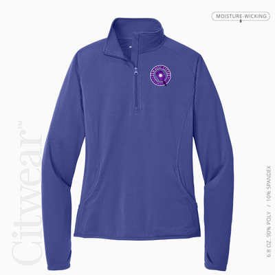 Women's Stretch Quarter-Zip Pullover-MCPC