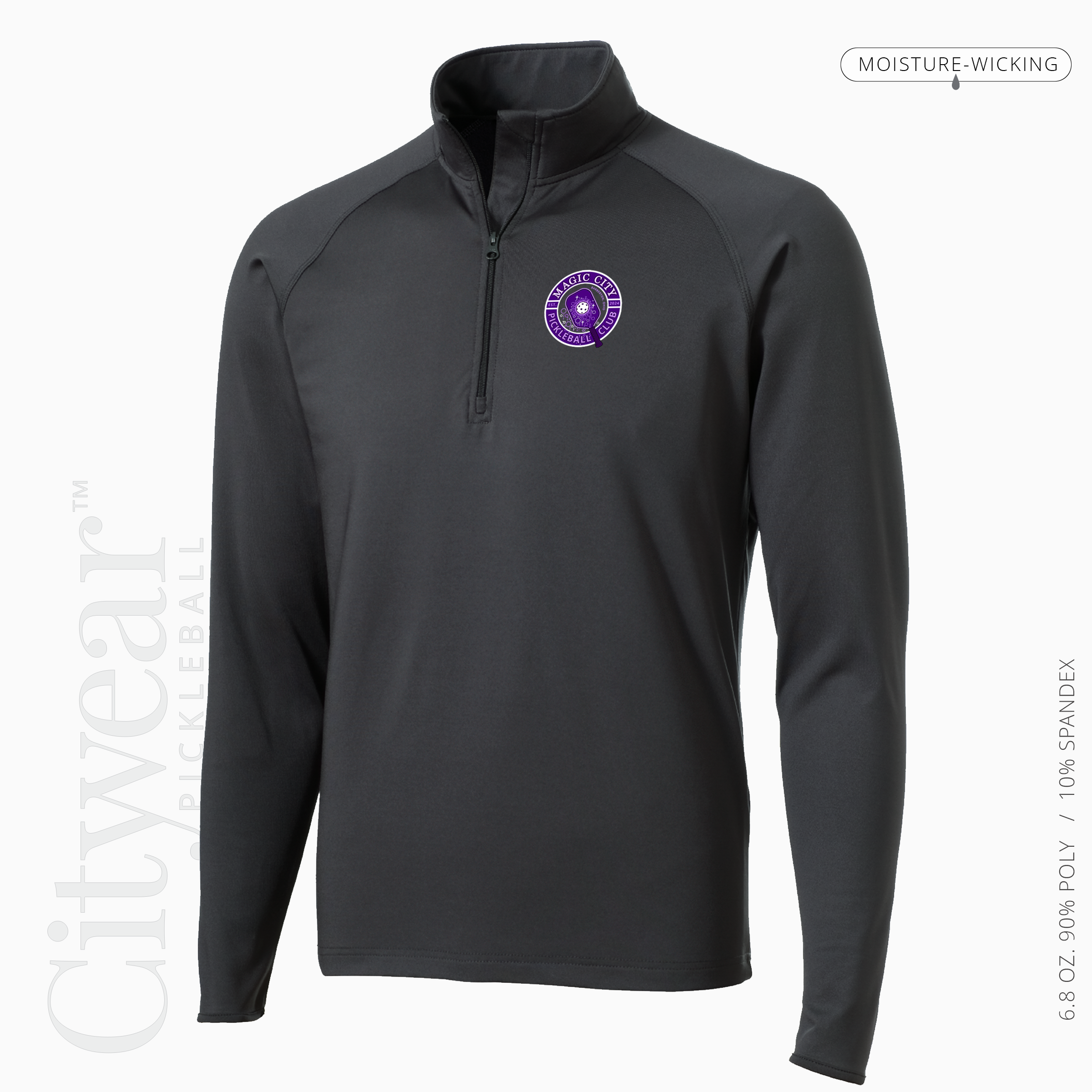 Men's Stretch Quarter-Zip Pullover-MCPC