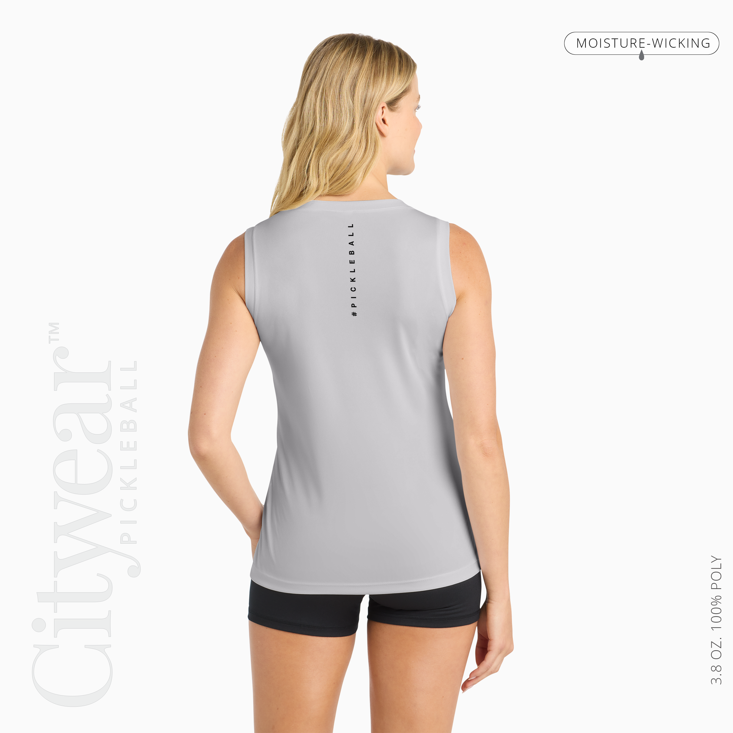 Women's V-Neck Sleeveless T-Shirt-MCPC