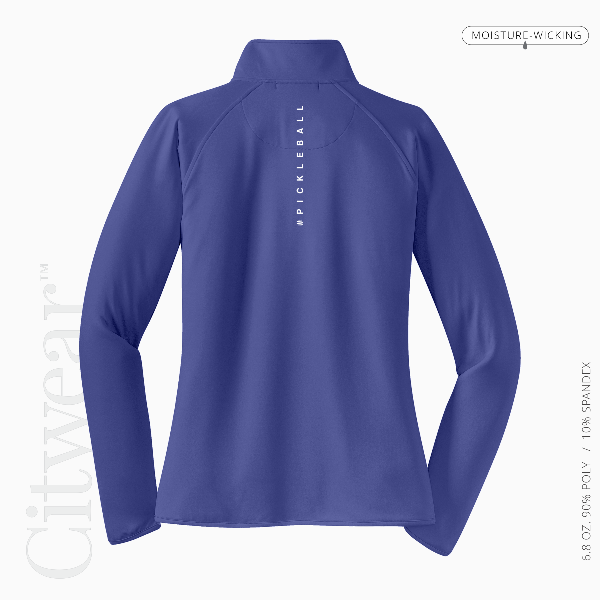 Women's Stretch Quarter-Zip Pullover-MCPC