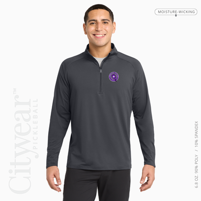 Men's Stretch Quarter-Zip Pullover-MCPC