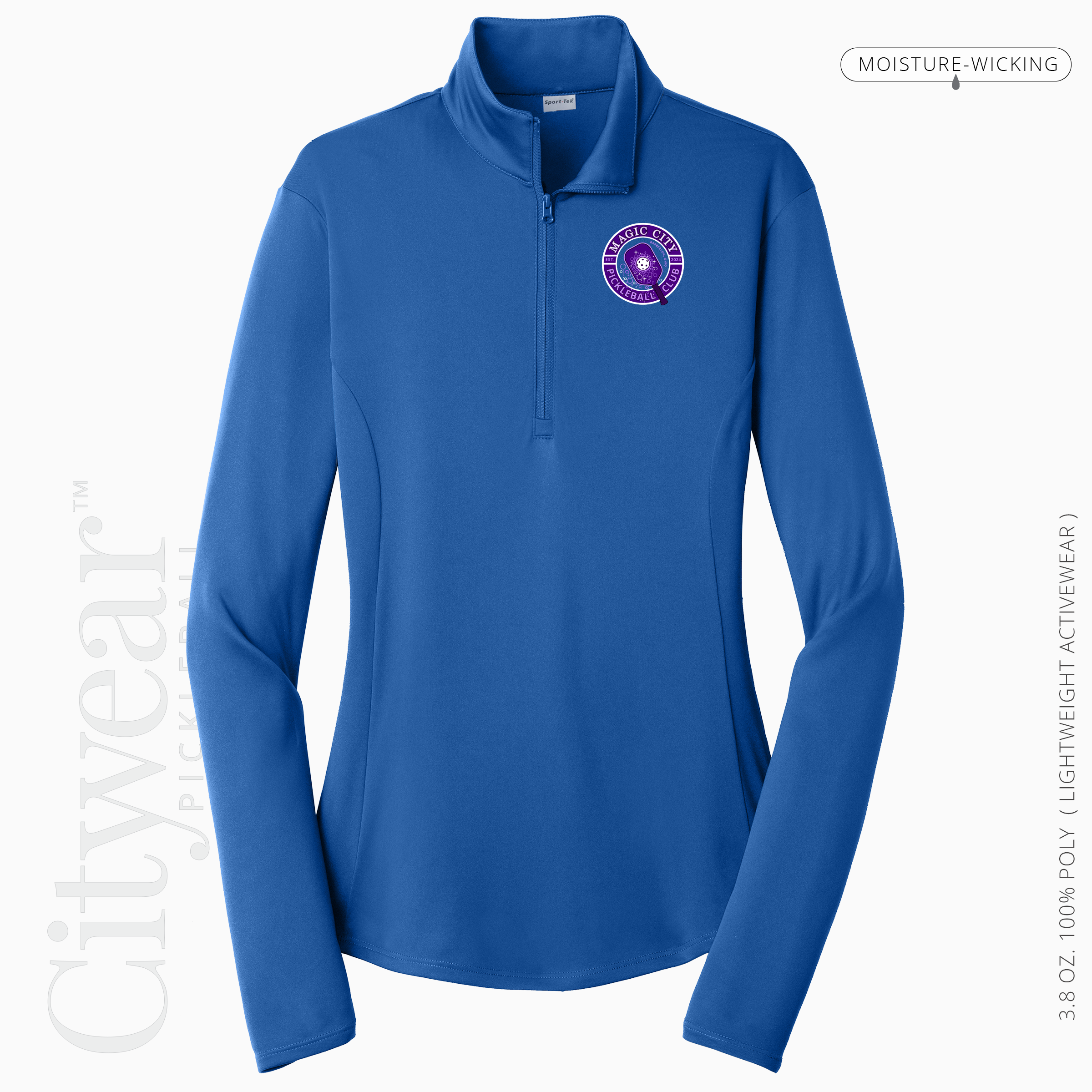 Women's Quarter-Zip Pullover-MCPC