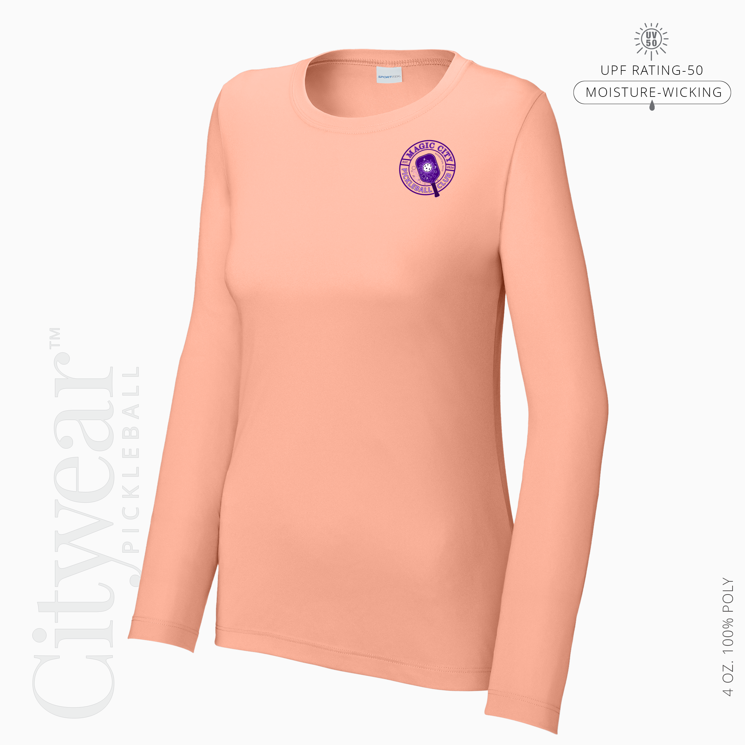 Women's UV Long Sleeve (Medallion) T-Shirt-MCPC