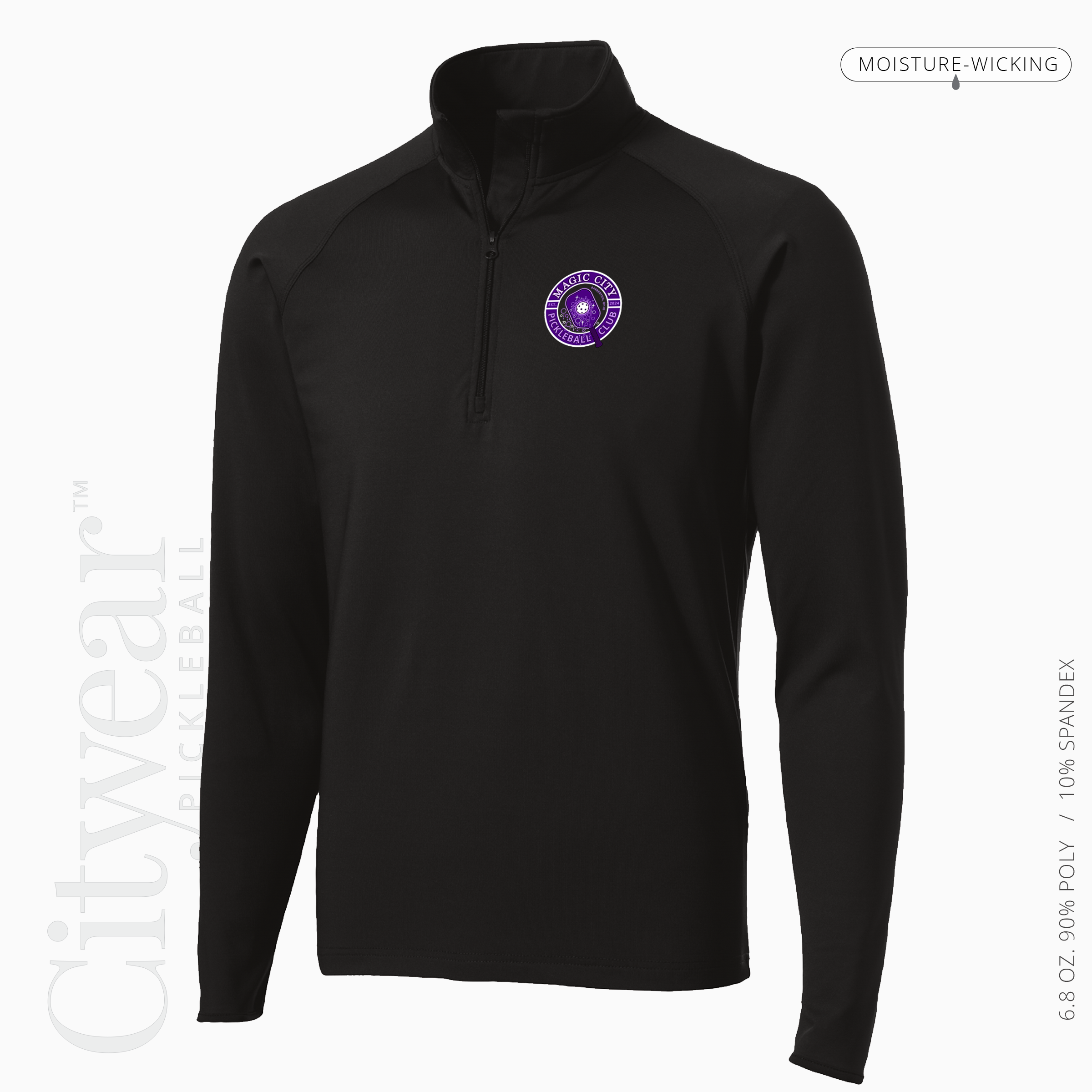 Men's Stretch Quarter-Zip Pullover-MCPC