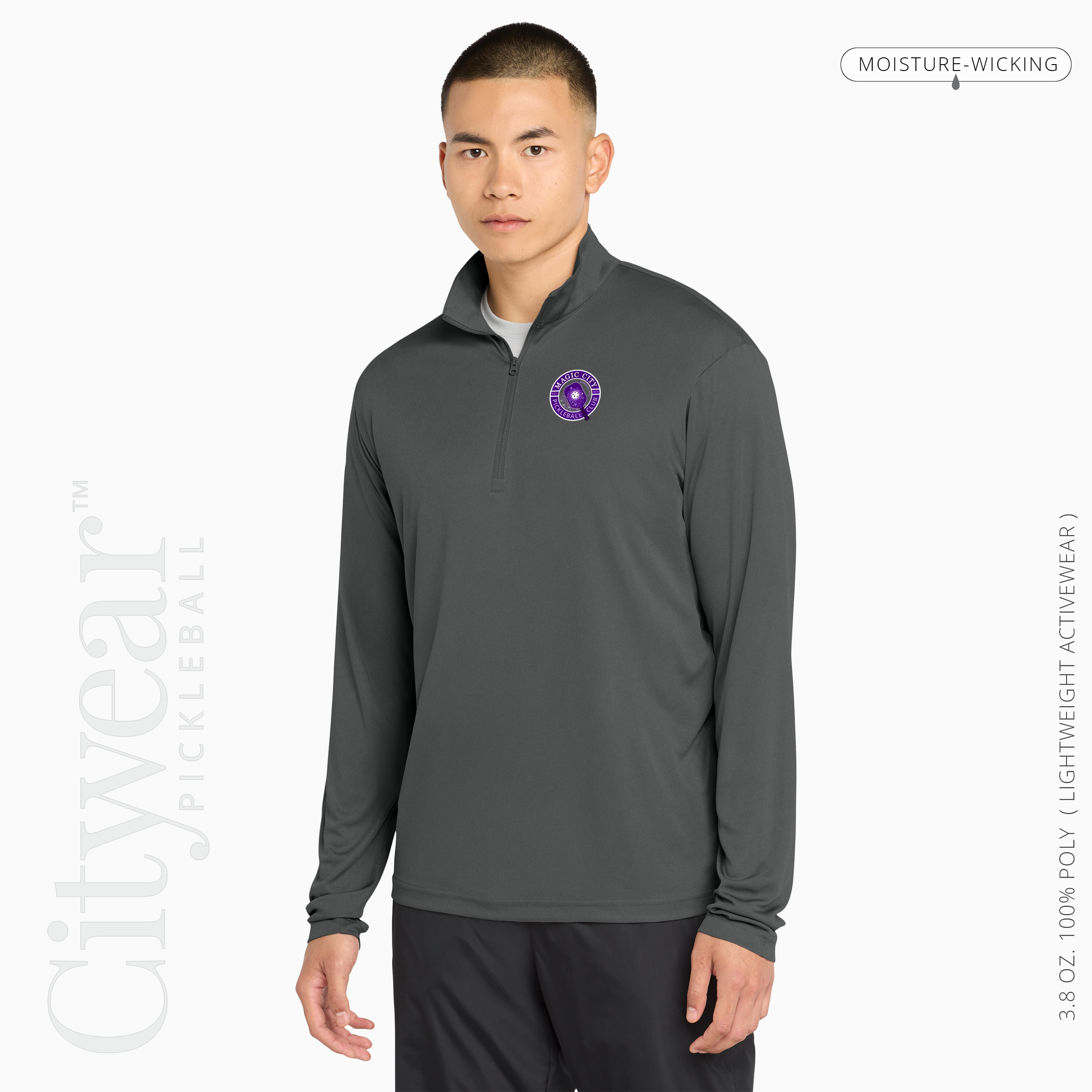 Men's Quarter-Zip Pullover-MCPC