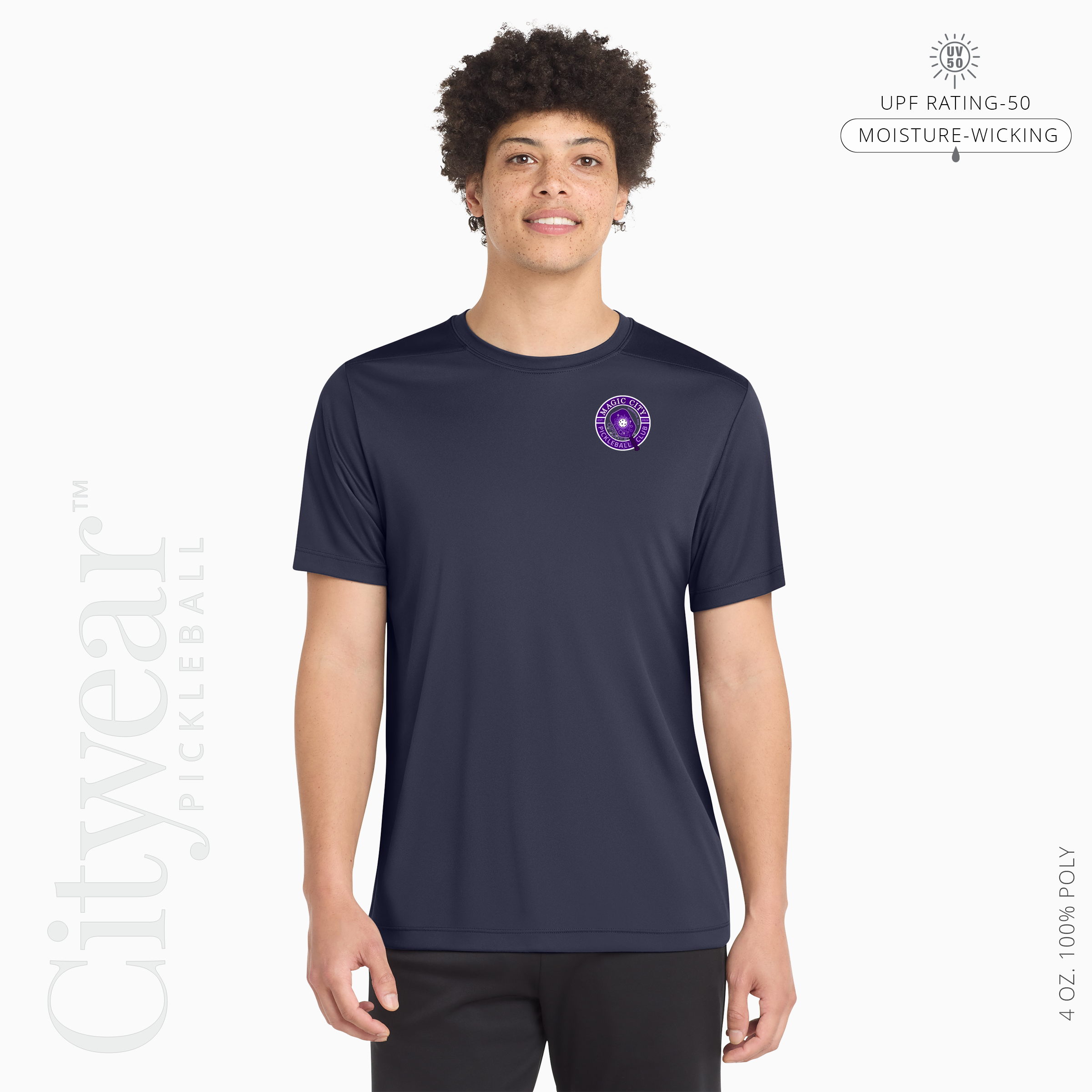 Men's UV Crewneck (Medallion) T-Shirt-MCPC