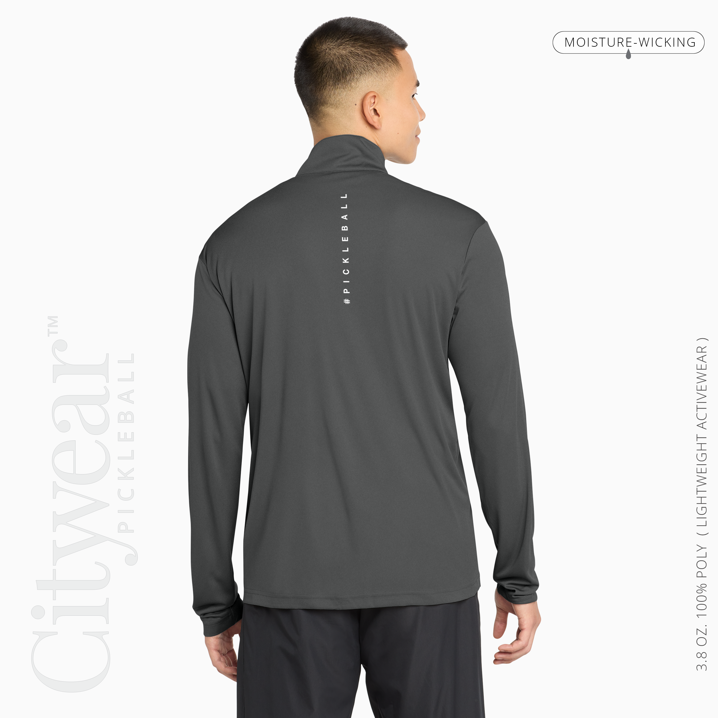 Men's Quarter-Zip Pullover-MCPC