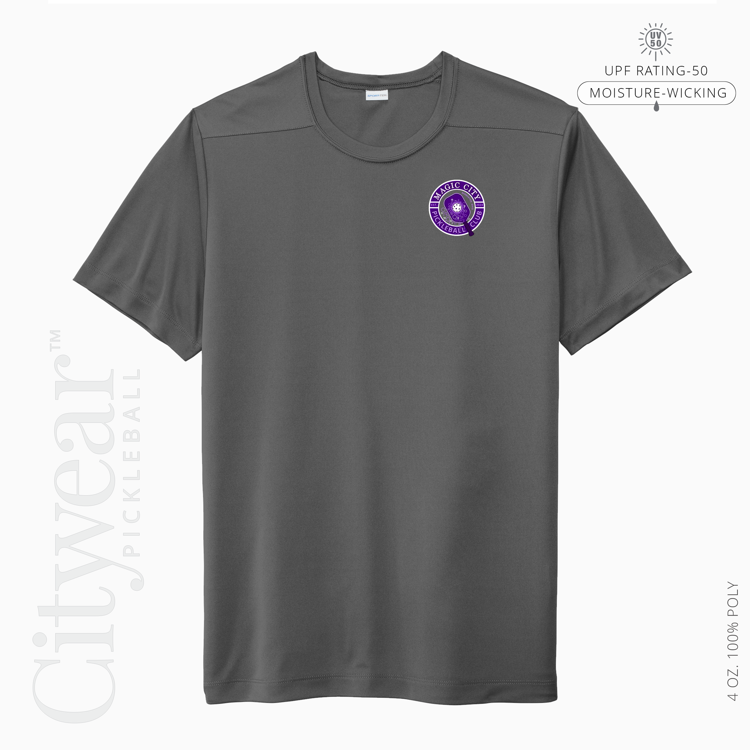 Men's UV Crewneck (Medallion) T-Shirt-MCPC