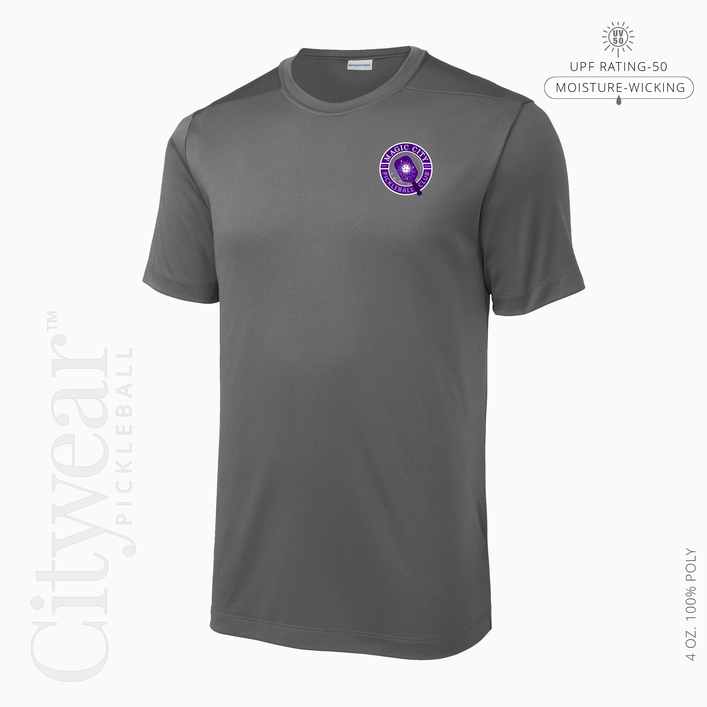 Men's UV Crewneck (Medallion) T-Shirt-MCPC