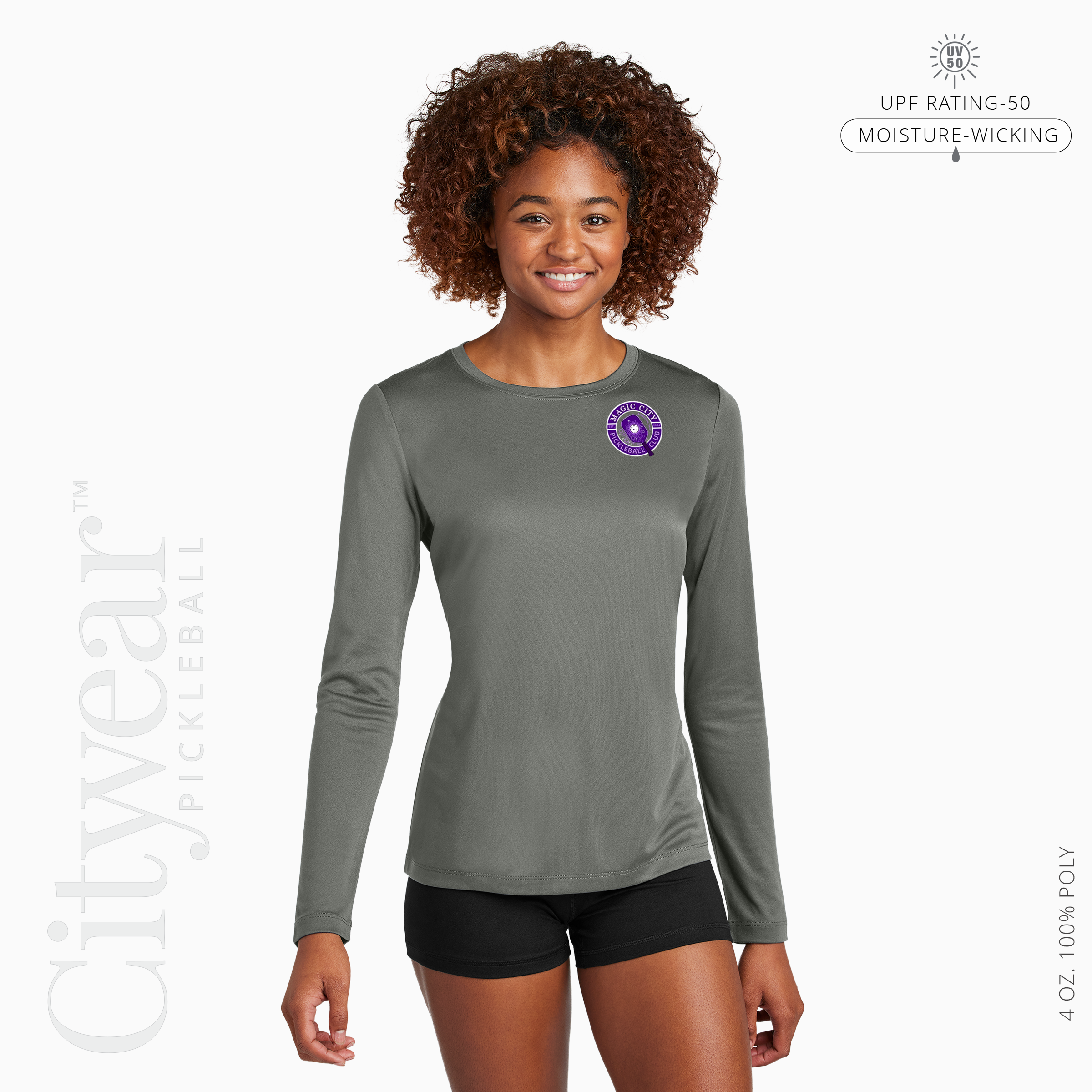 Women's UV Long Sleeve (Medallion) T-Shirt-MCPC