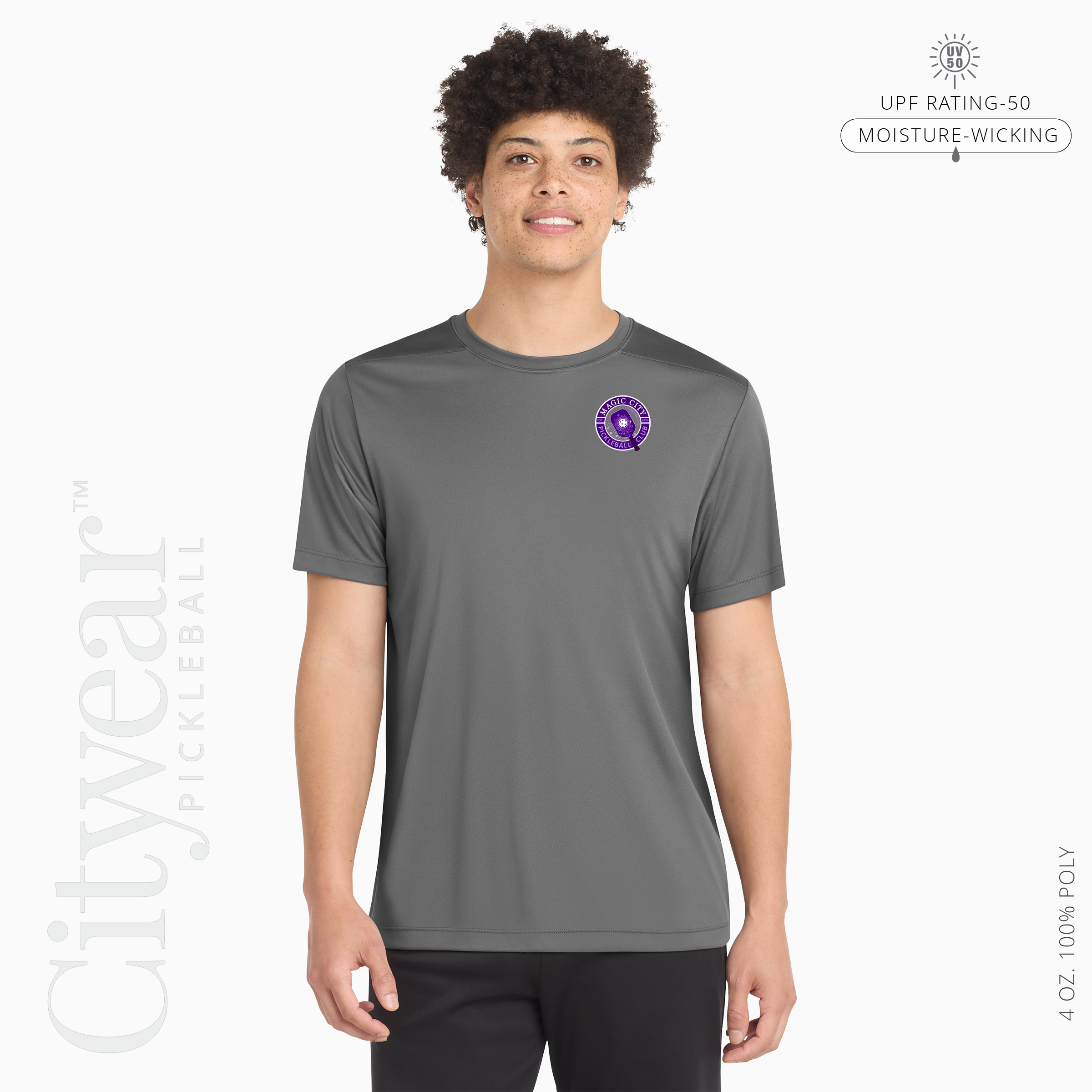 Men's UV Crewneck (Medallion) T-Shirt-MCPC