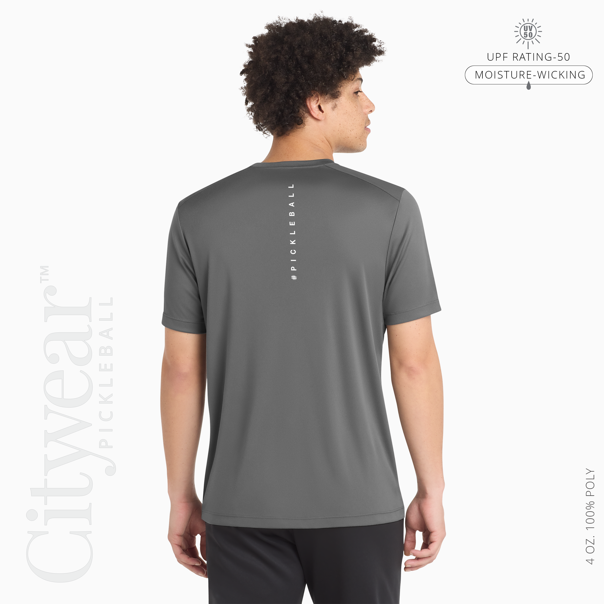 Men's UV Crewneck (Medallion) T-Shirt-MCPC