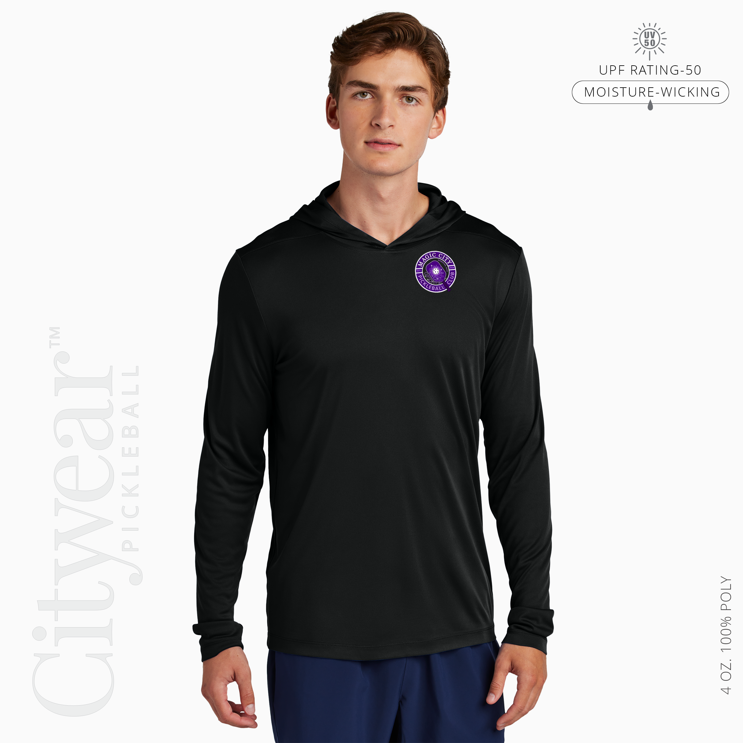 Men's UV Long Sleeve (Medallion) Hoodie-MCPC