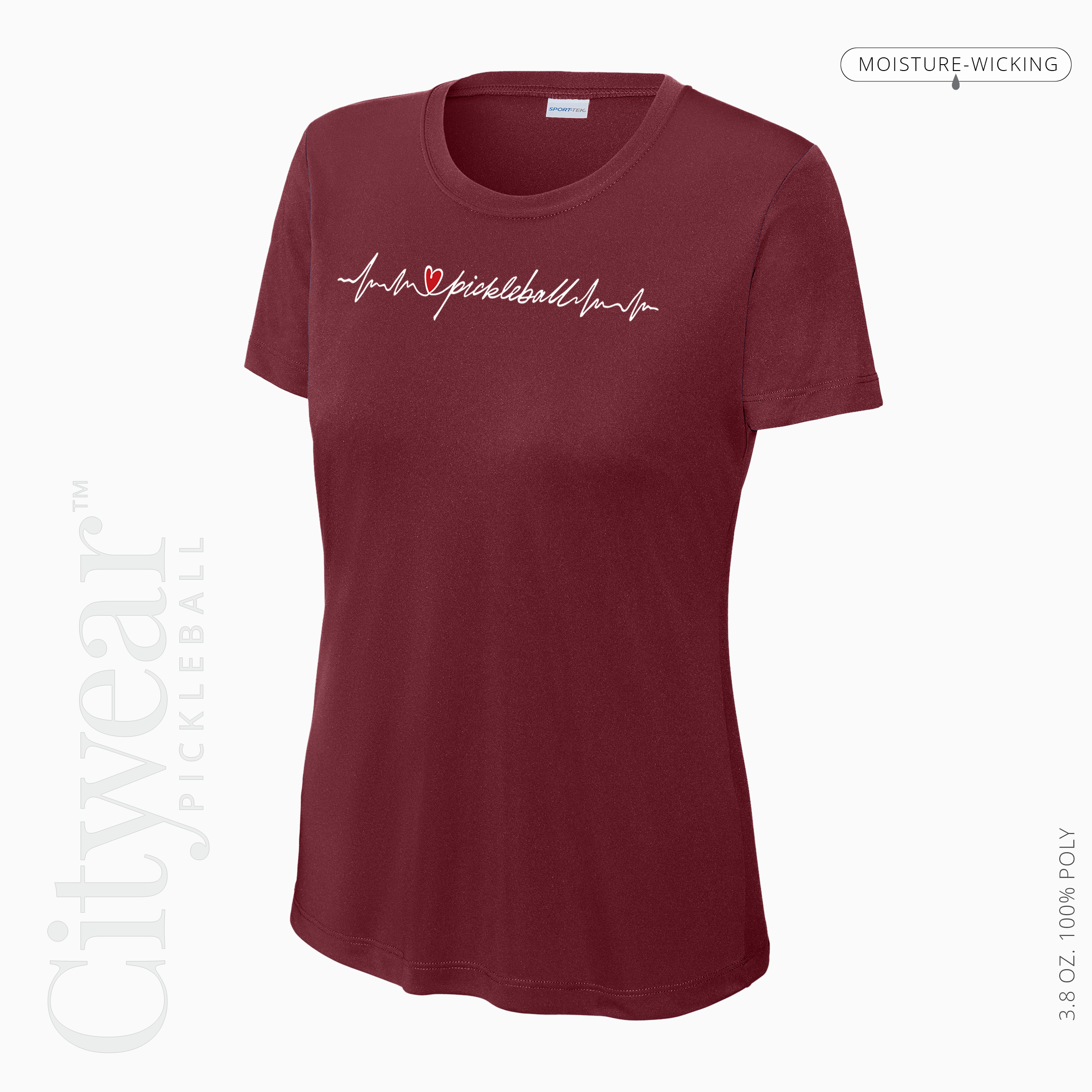 Women's Heartbeat Pickleball Monoline