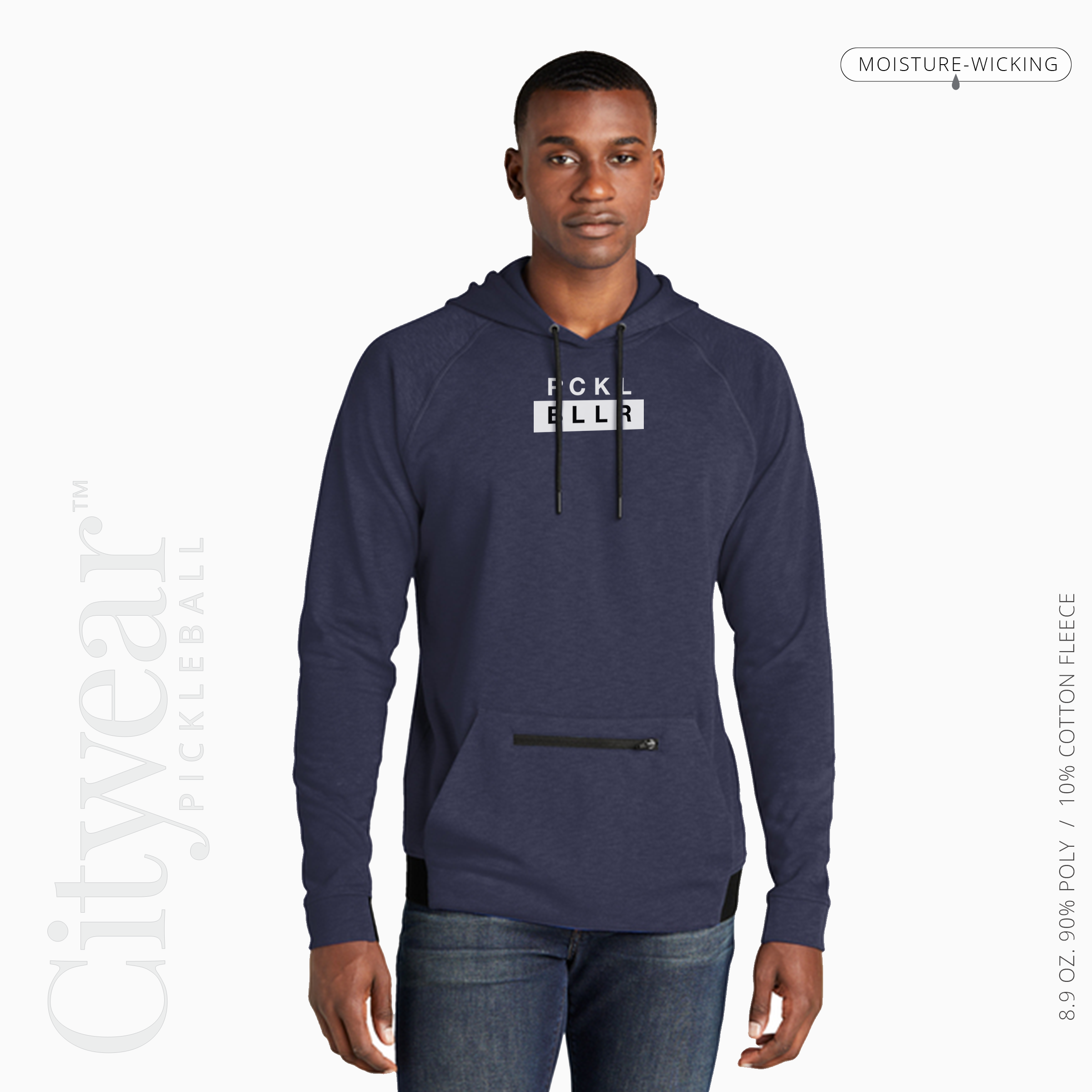 Men's Strive Hooded Graphic Pullover-PCKLBLLR