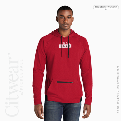 Men's Strive Hooded Graphic Pullover-PCKLBLLR