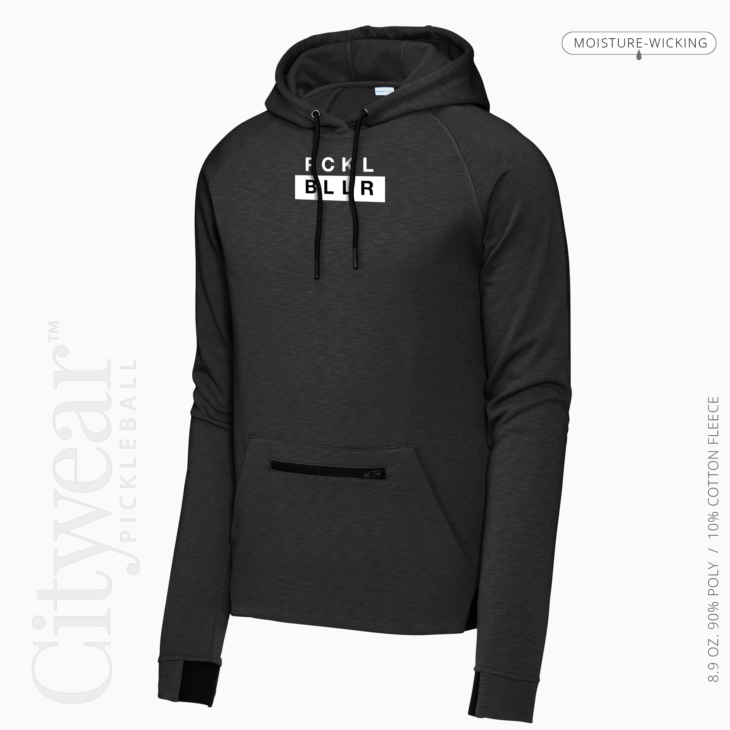Men's Strive Hooded Graphic Pullover-PCKLBLLR