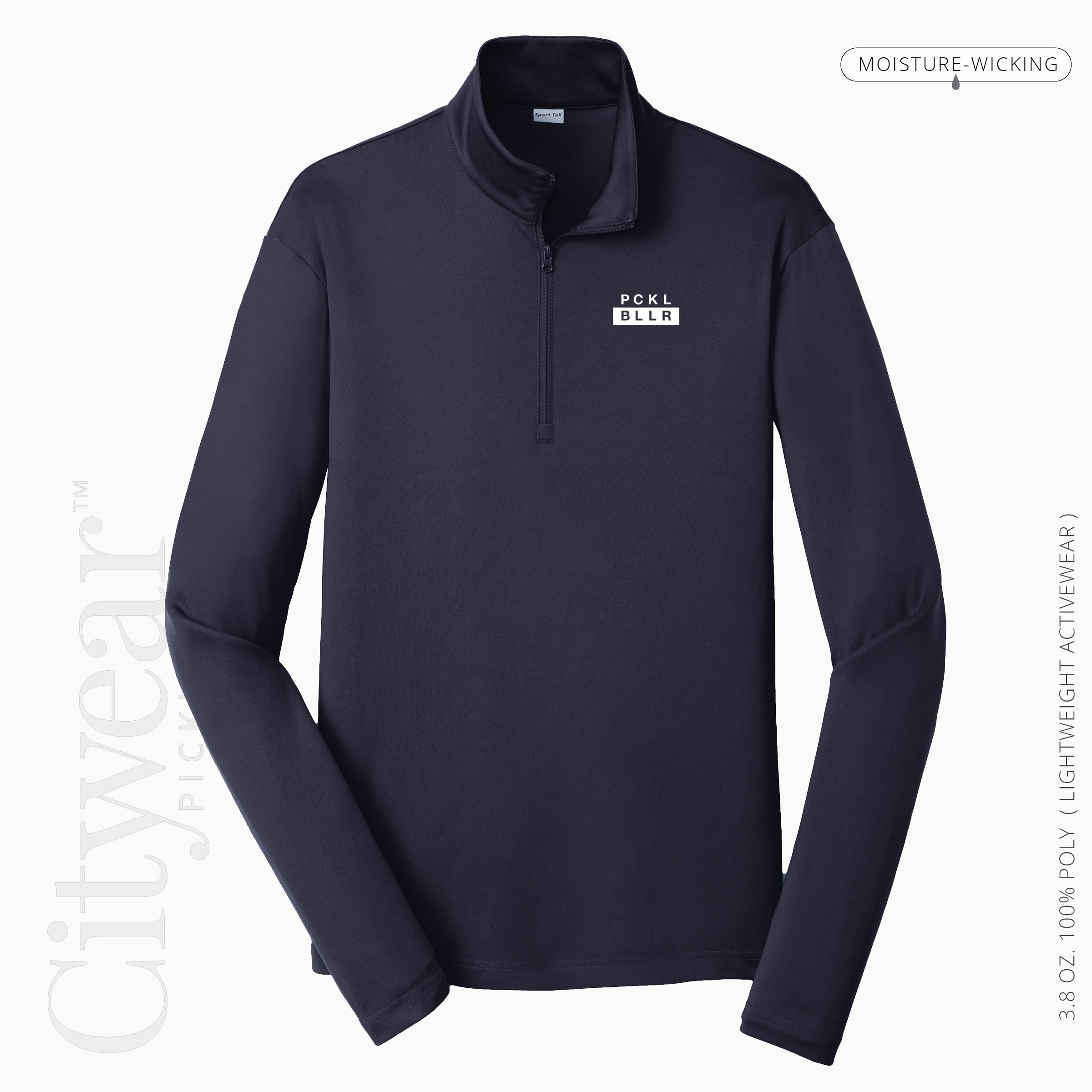 Men's Quarter-Zip Pullover-PCKLBLLR