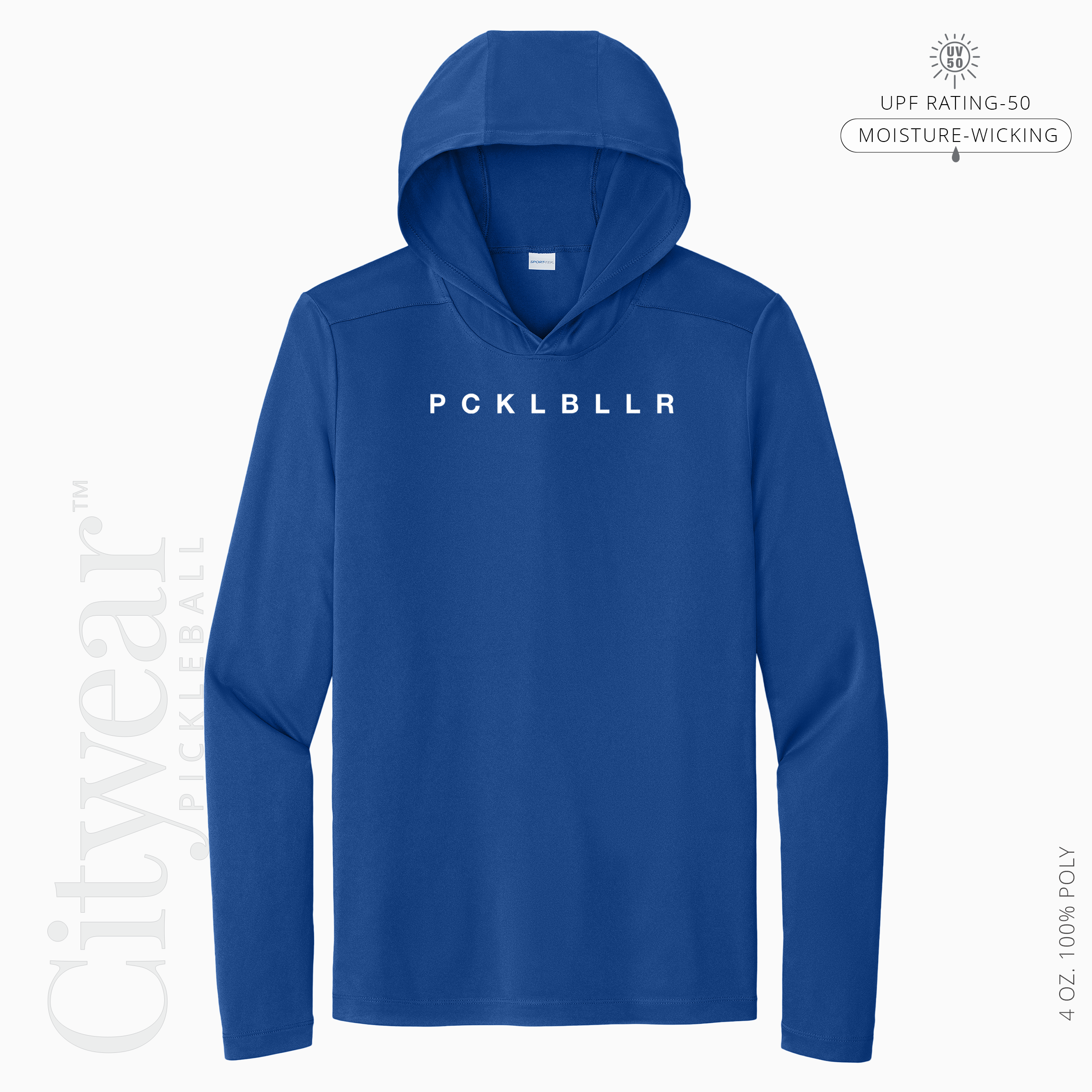 Men's UV Long Sleeve Hoodie-PCKLBLLR