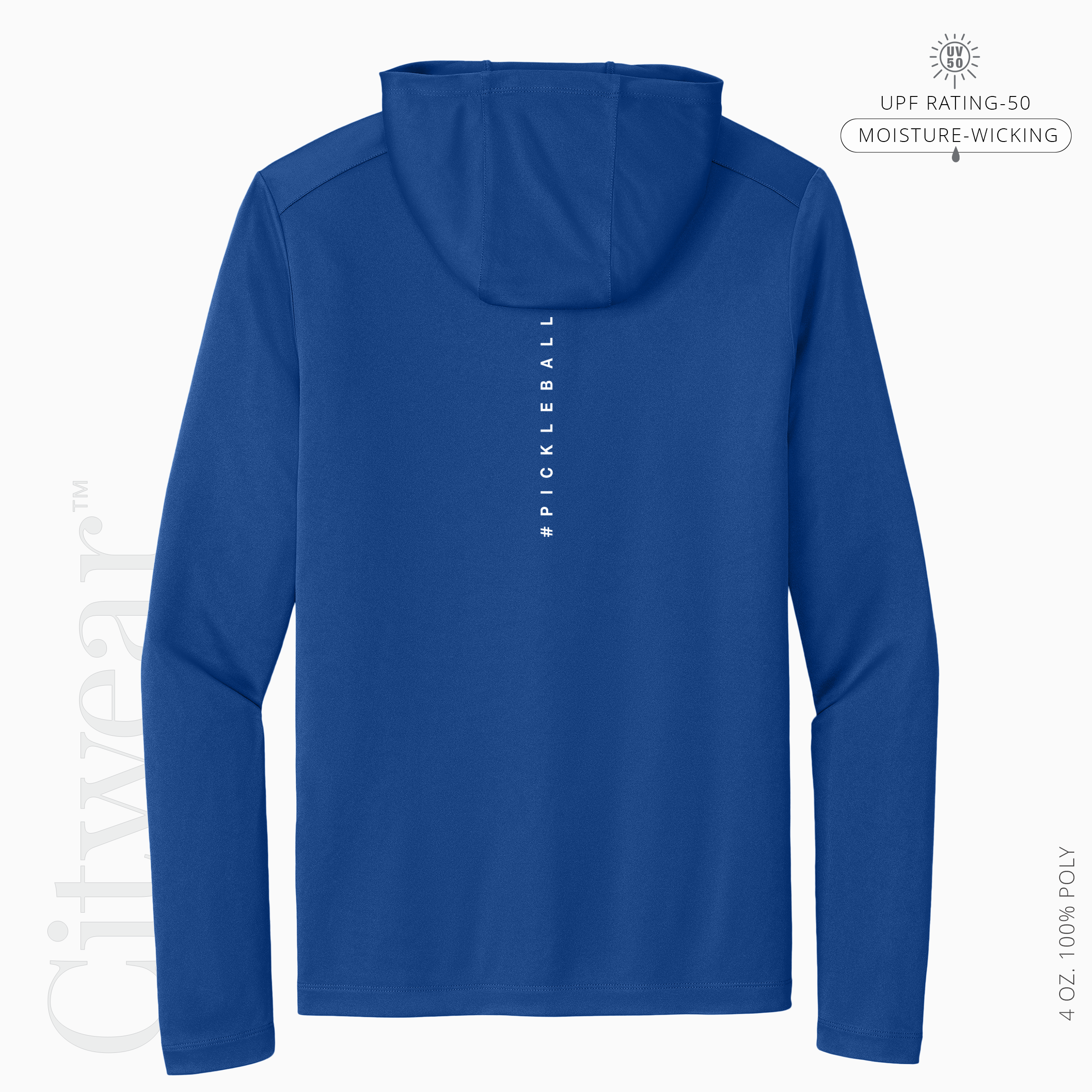 Men's UV Long Sleeve Hoodie-PCKLBLLR