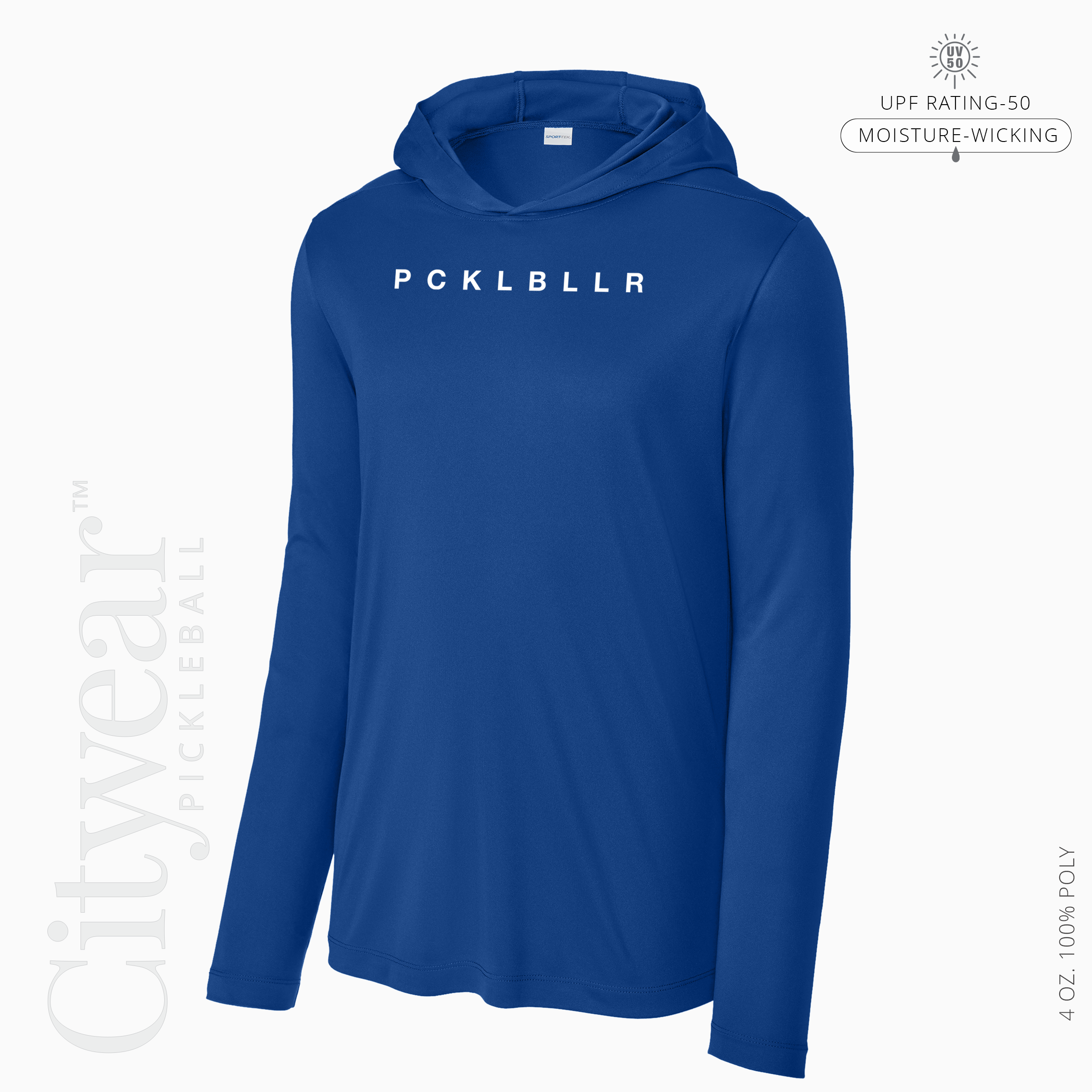 Men's UV Long Sleeve Hoodie-PCKLBLLR