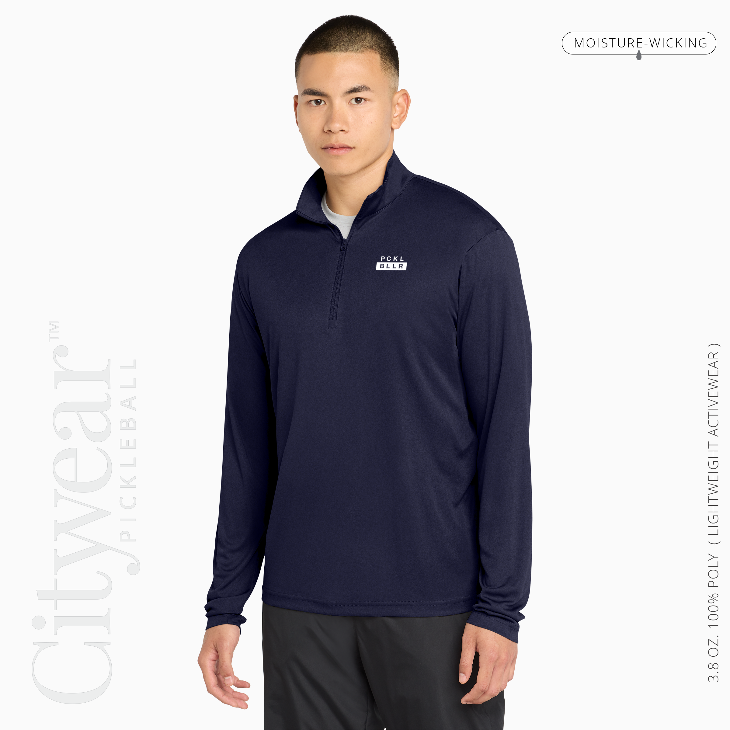 Men's Quarter-Zip Pullover-PCKLBLLR