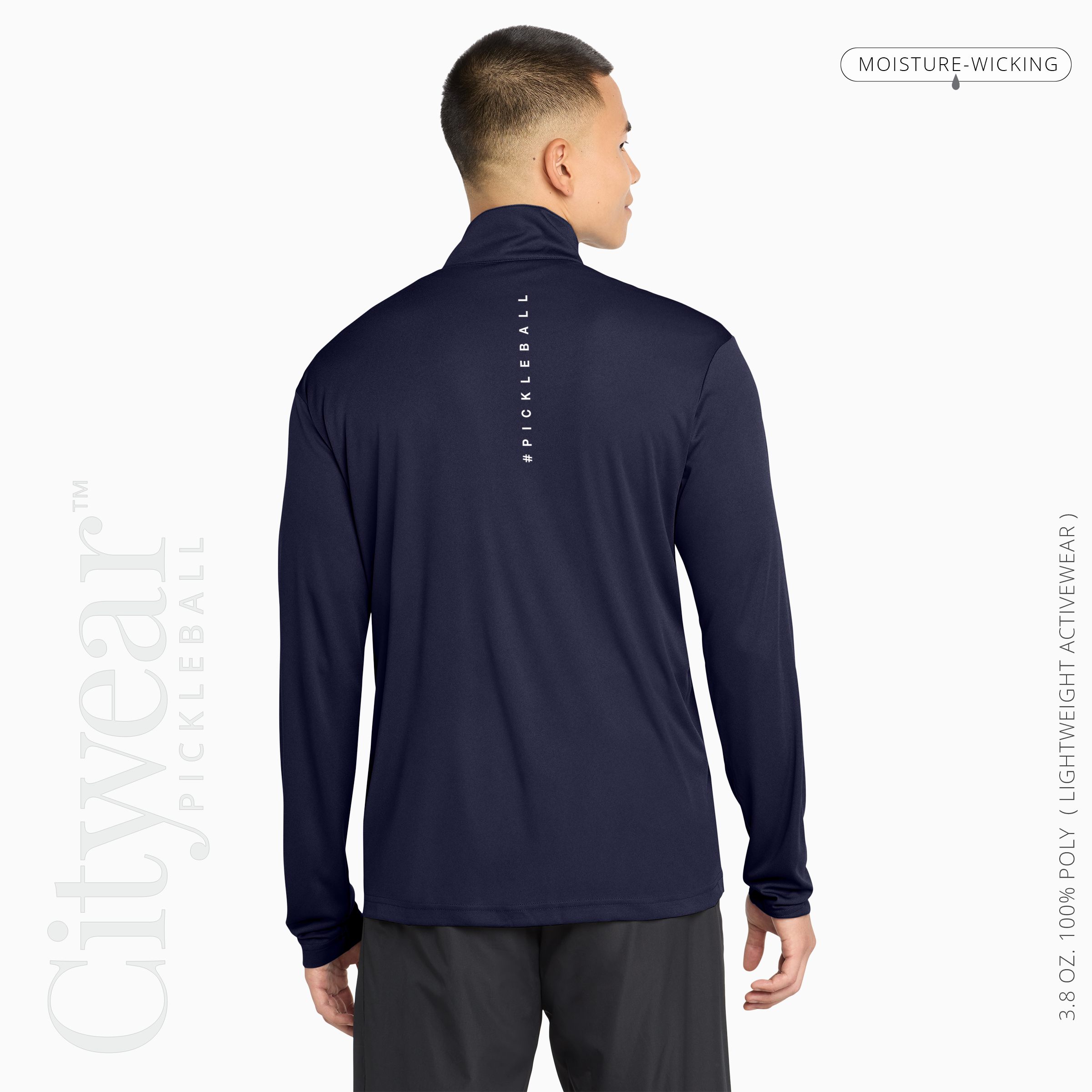Men's Quarter-Zip Pullover-PCKLBLLR