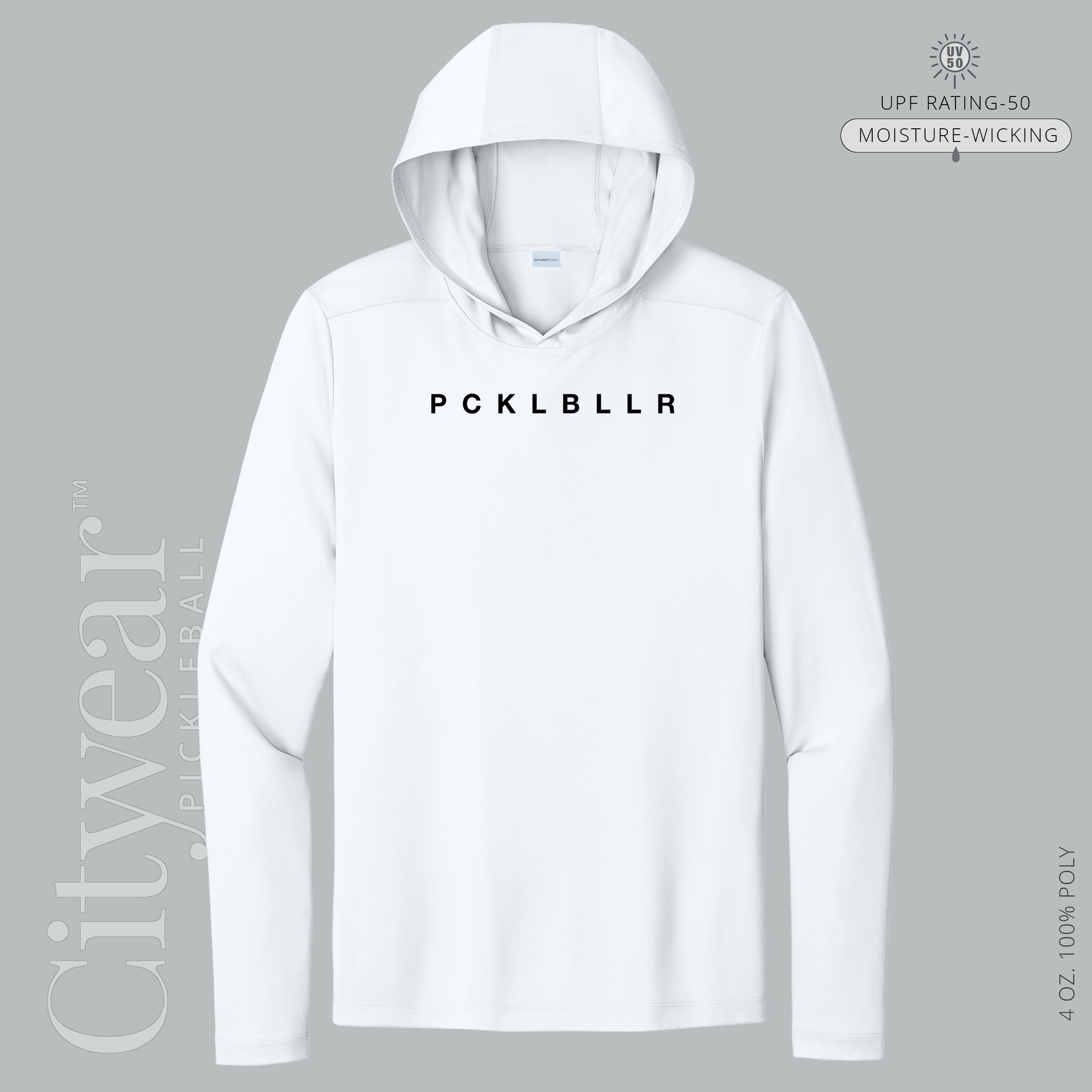 Men's UV Long Sleeve Hoodie-PCKLBLLR