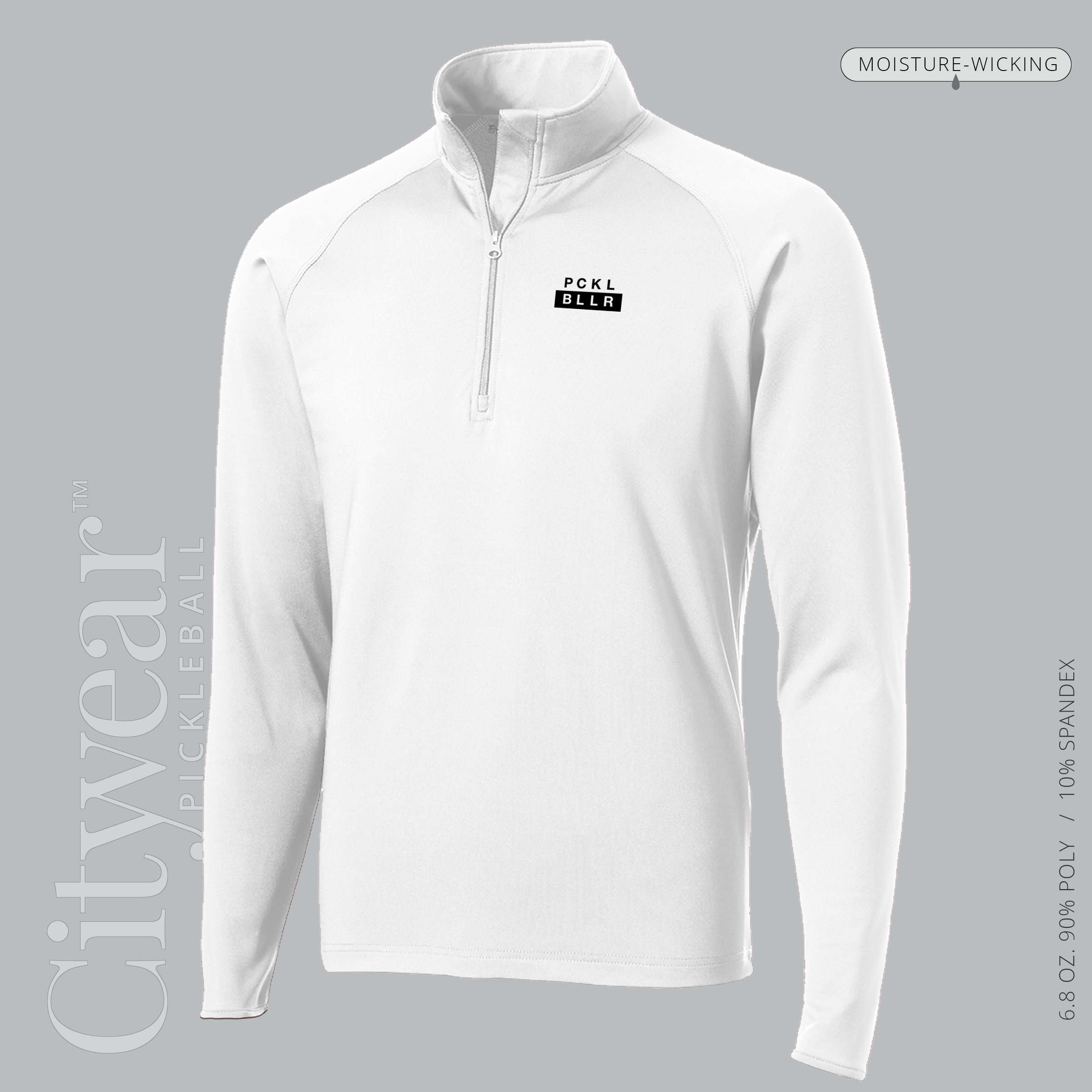 Men's Stretch Quarter-Zip Pullover-PCKLBLLR