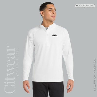 Men's Stretch Quarter-Zip Pullover-PCKLBLLR