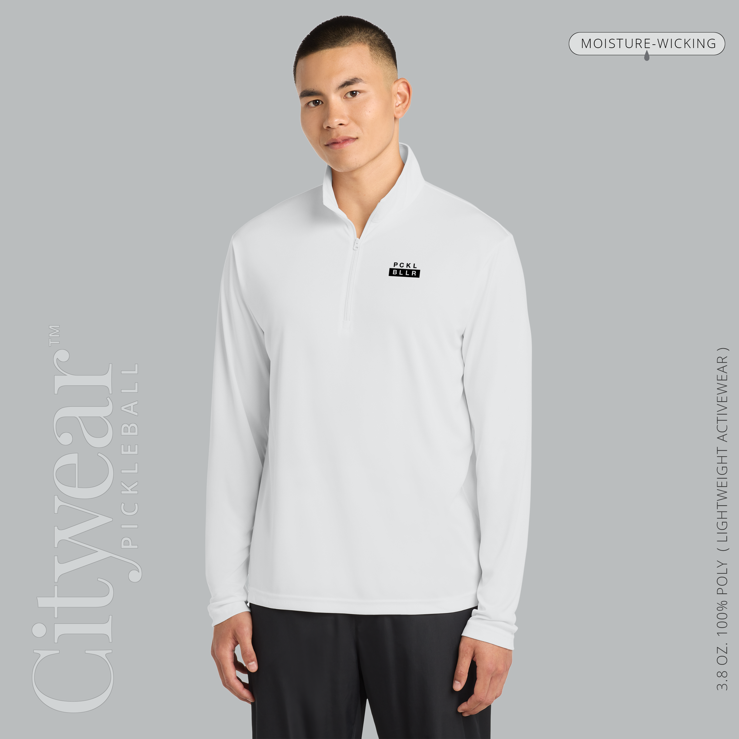 Men's Quarter-Zip Pullover-PCKLBLLR