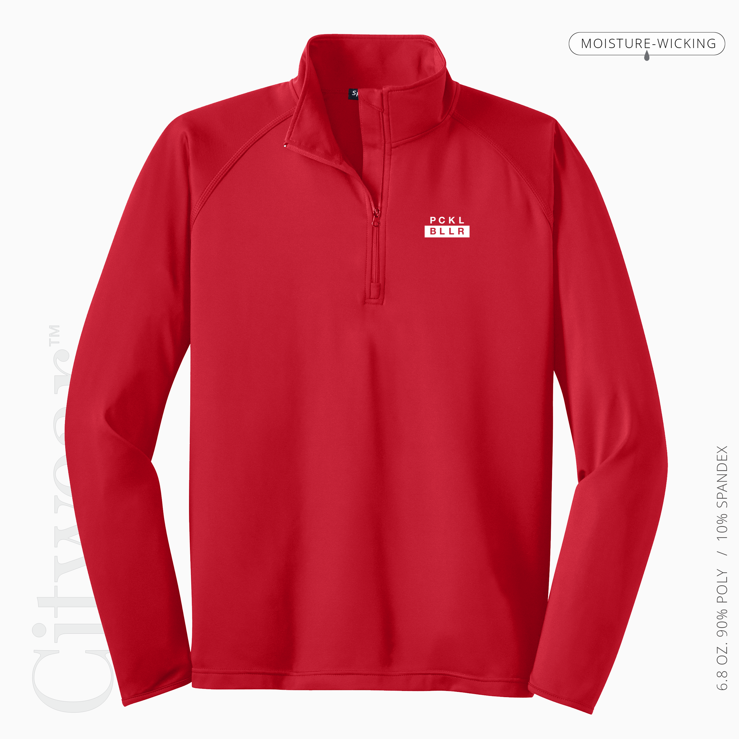 Men's Stretch Quarter-Zip Pullover-PCKLBLLR