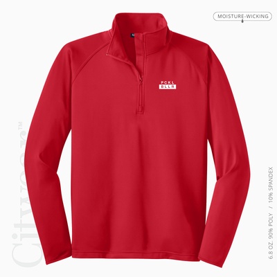 Men's Stretch Quarter-Zip Pullover-PCKLBLLR