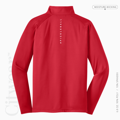 Men's Stretch Quarter-Zip Pullover-PCKLBLLR
