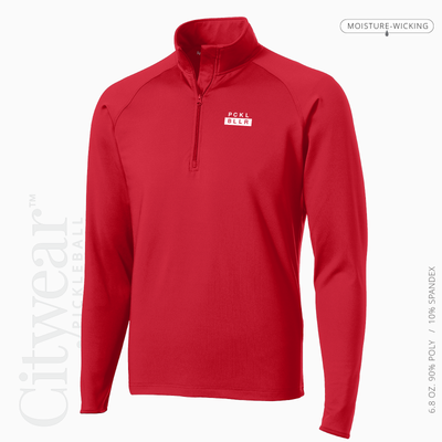 Men's Stretch Quarter-Zip Pullover-PCKLBLLR