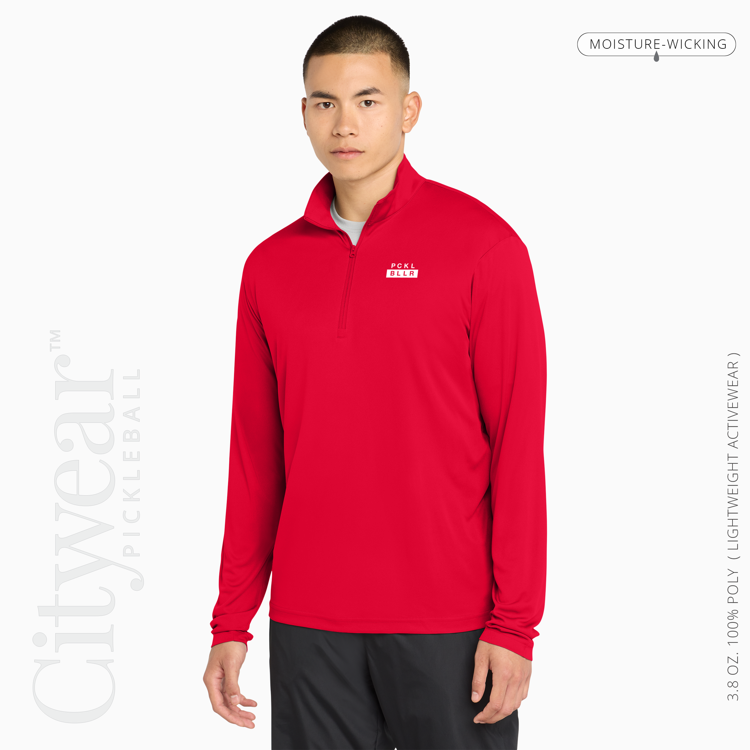 Men's Quarter-Zip Pullover-PCKLBLLR