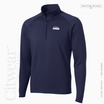 Men's Stretch Quarter-Zip Pullover-PCKLBLLR