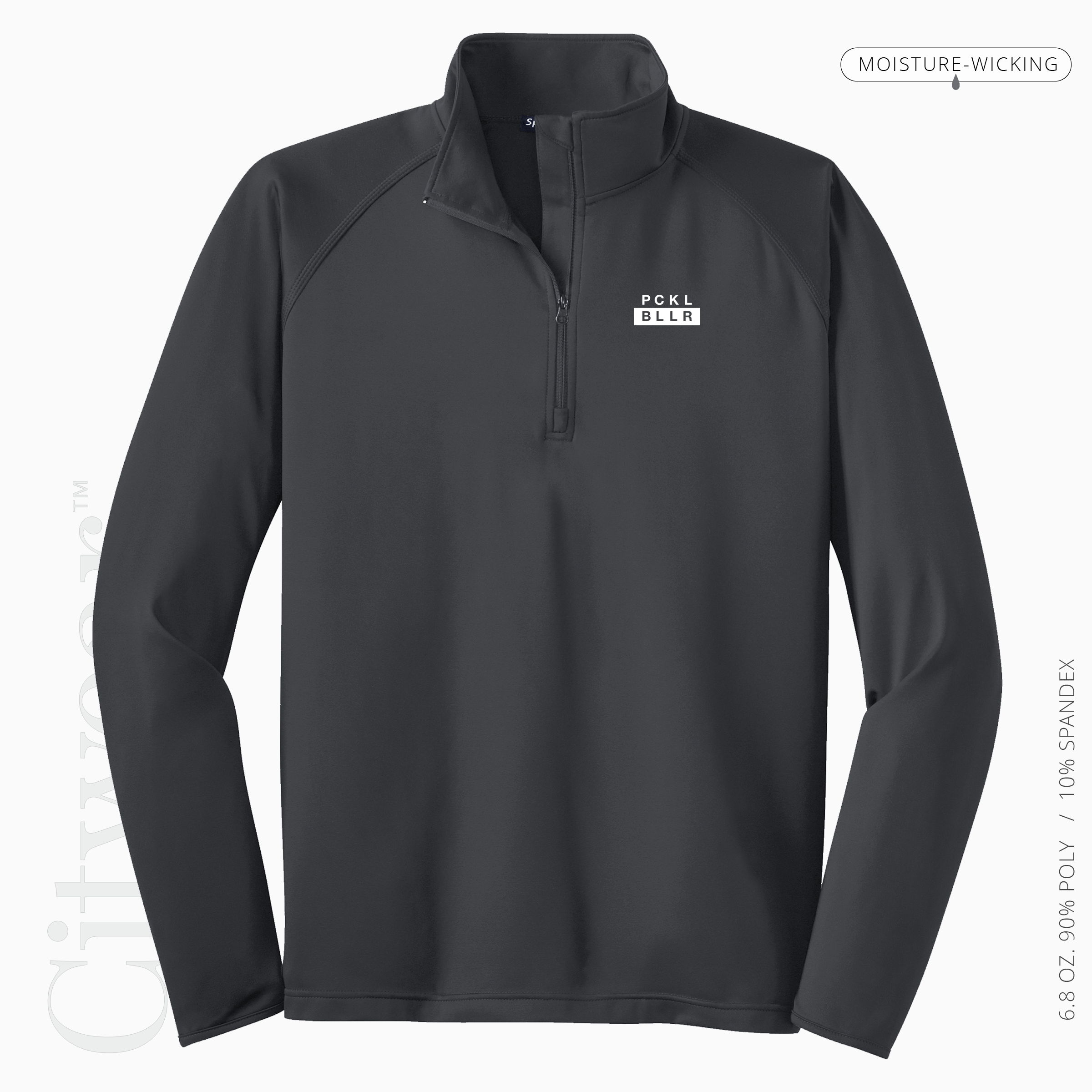 Men's Stretch Quarter-Zip Pullover-PCKLBLLR