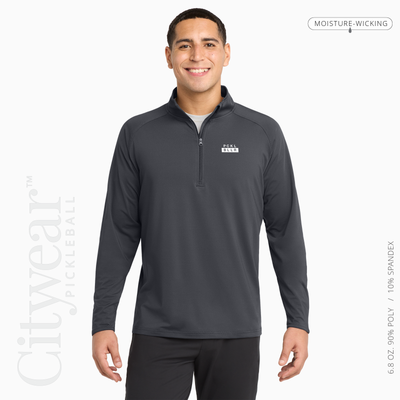 Men's Stretch Quarter-Zip Pullover-PCKLBLLR