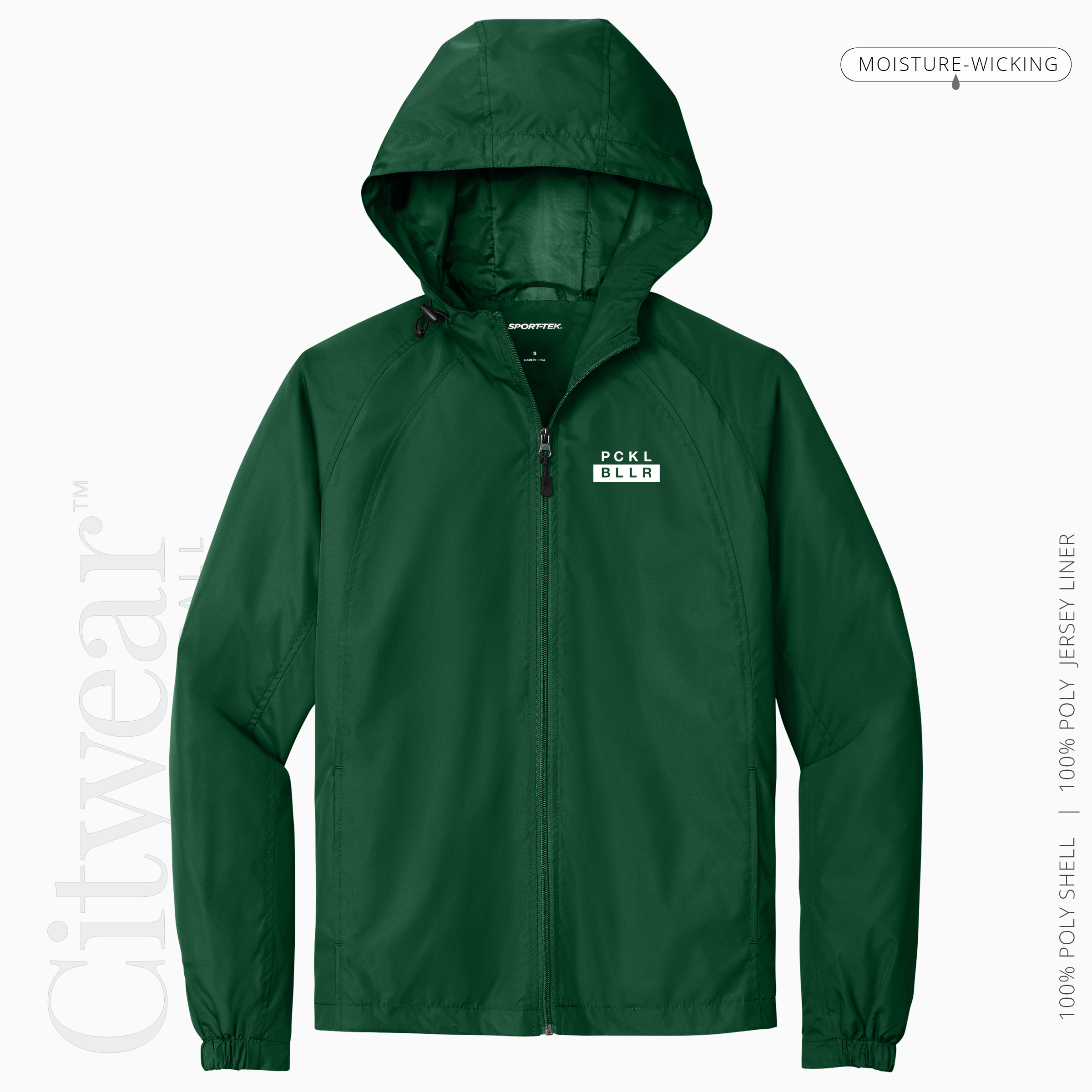 Men's Hooded Raglan Jacket- PCKLBLLR