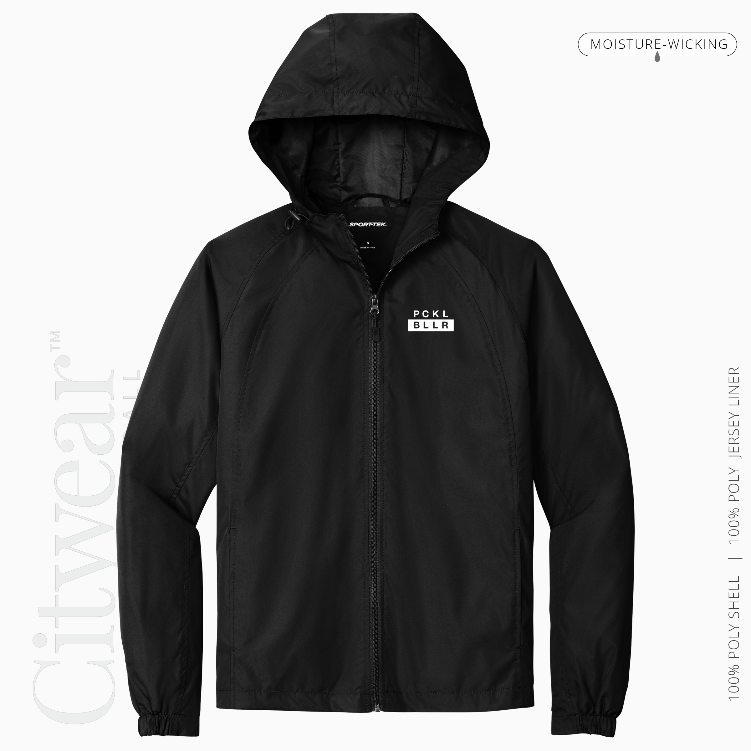 Men's Hooded Raglan Jacket- PCKLBLLR