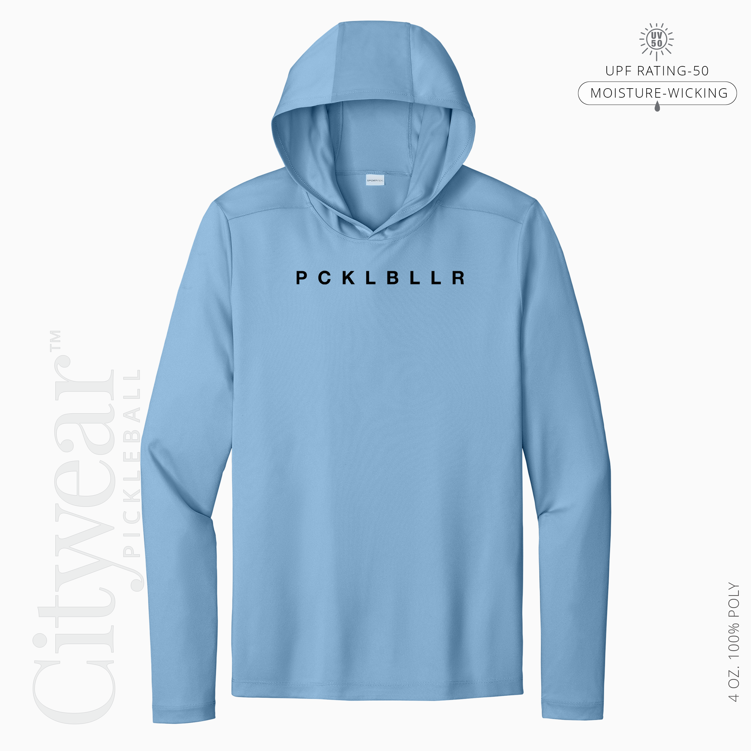 Men's UV Long Sleeve Hoodie-PCKLBLLR