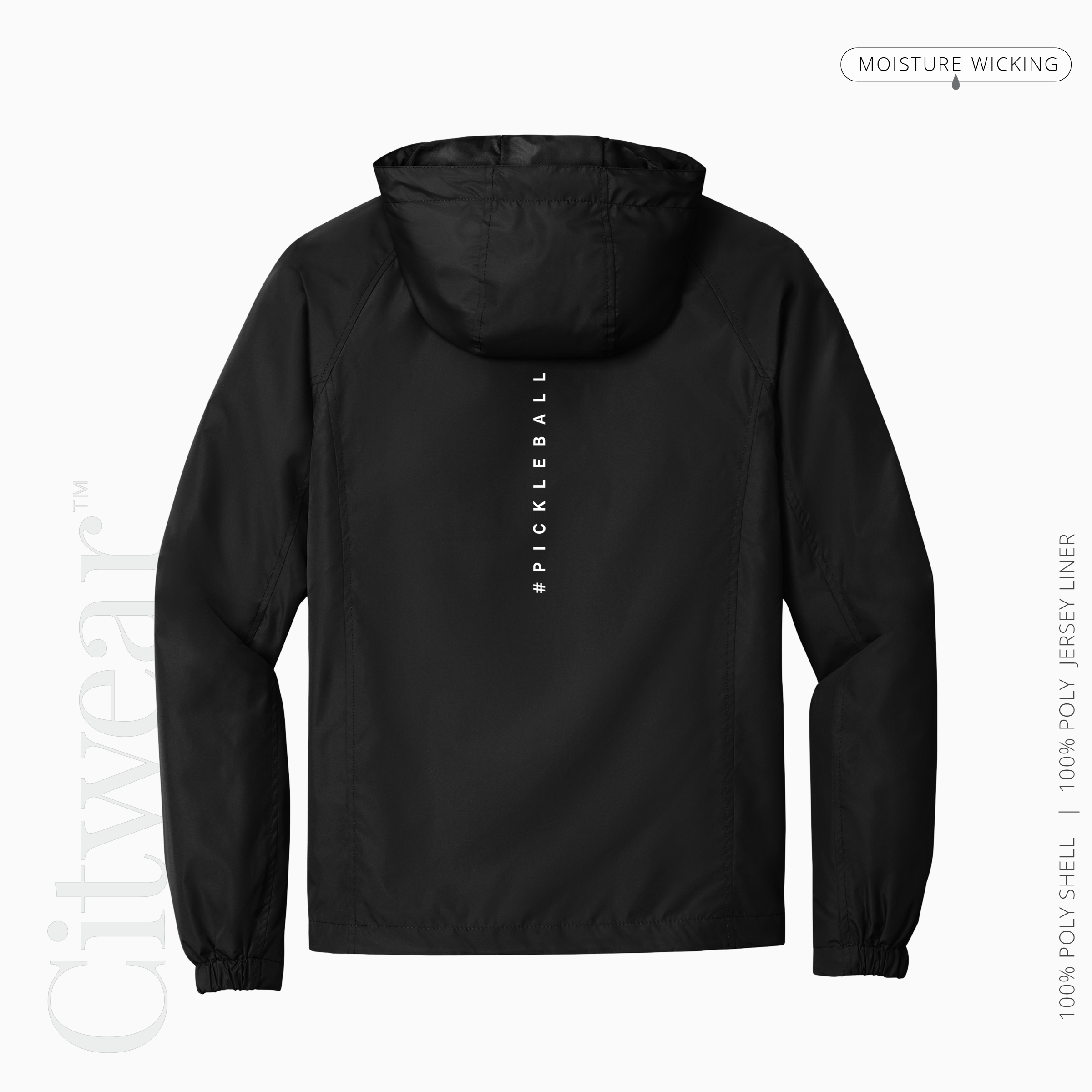 Men's Hooded Raglan Jacket- PCKLBLLR