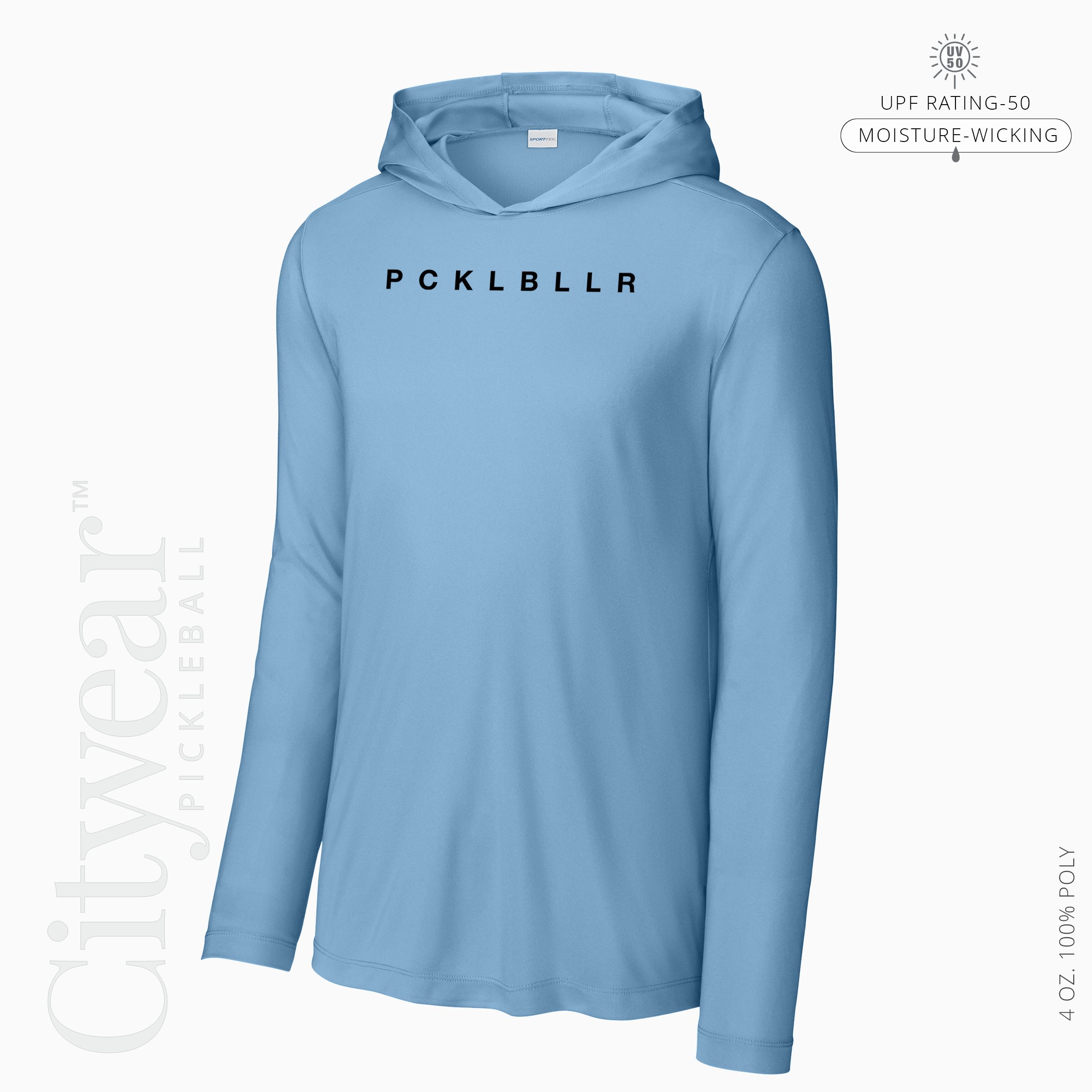 Men's UV Long Sleeve Hoodie-PCKLBLLR