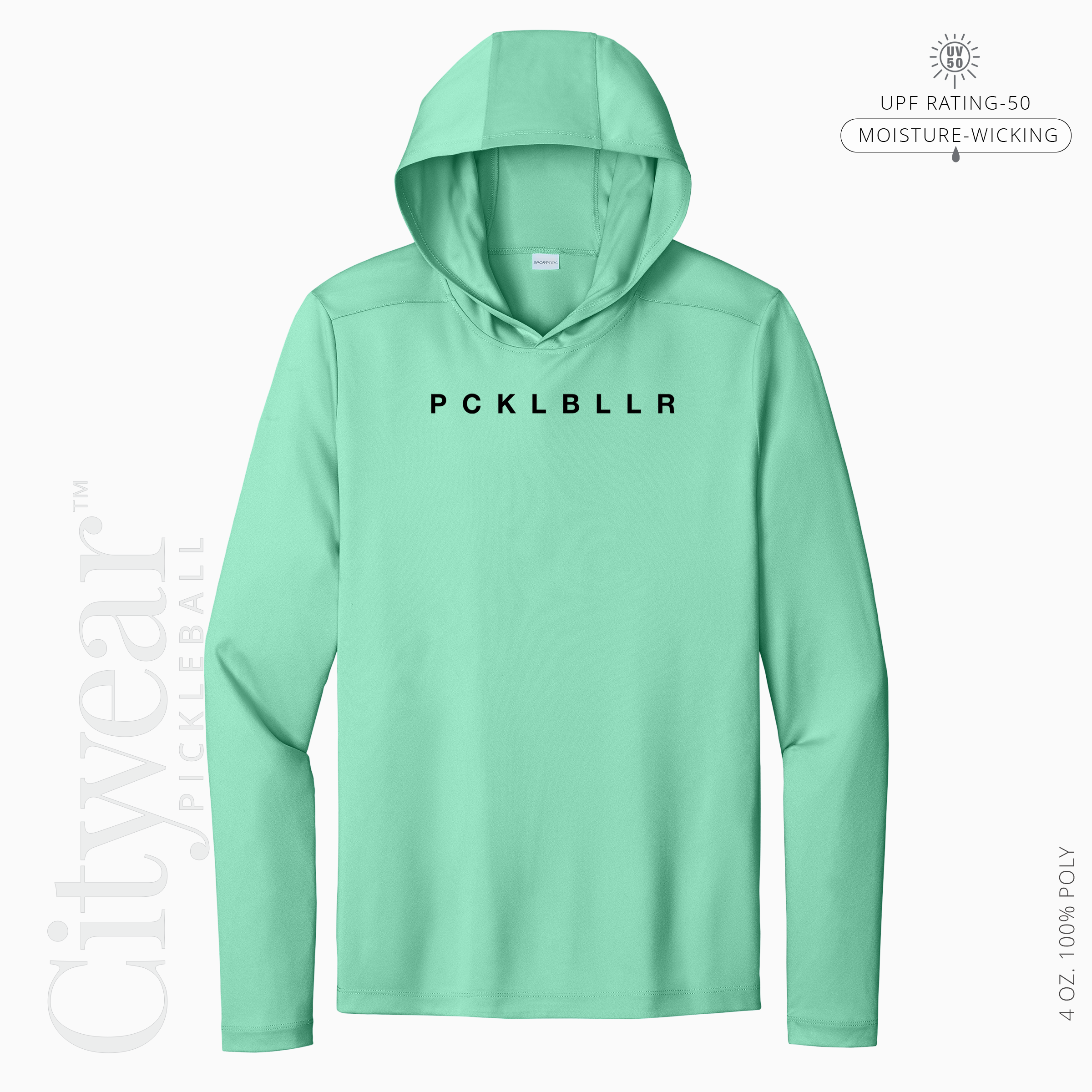 Men's UV Long Sleeve Hoodie-PCKLBLLR