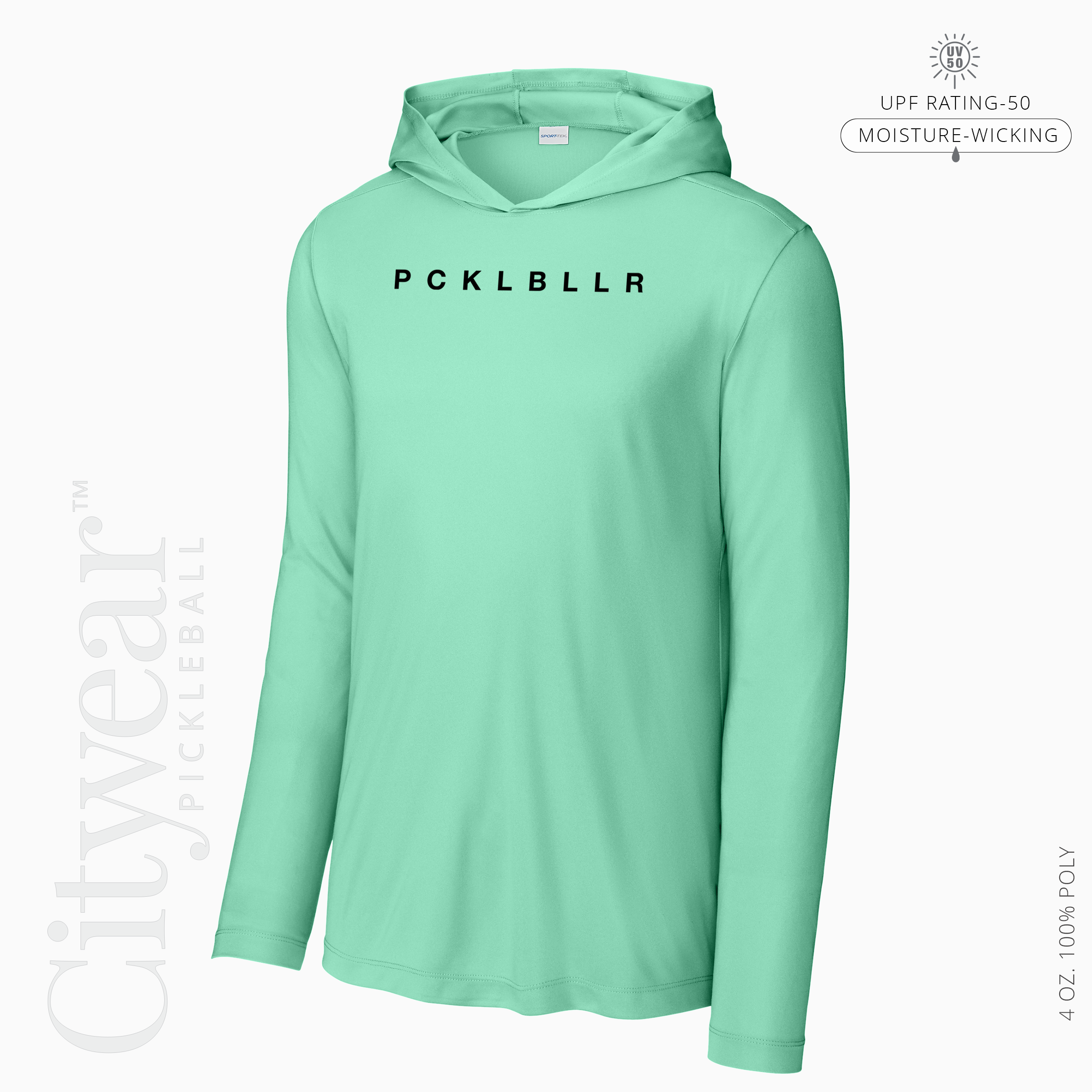 Men's UV Long Sleeve Hoodie-PCKLBLLR