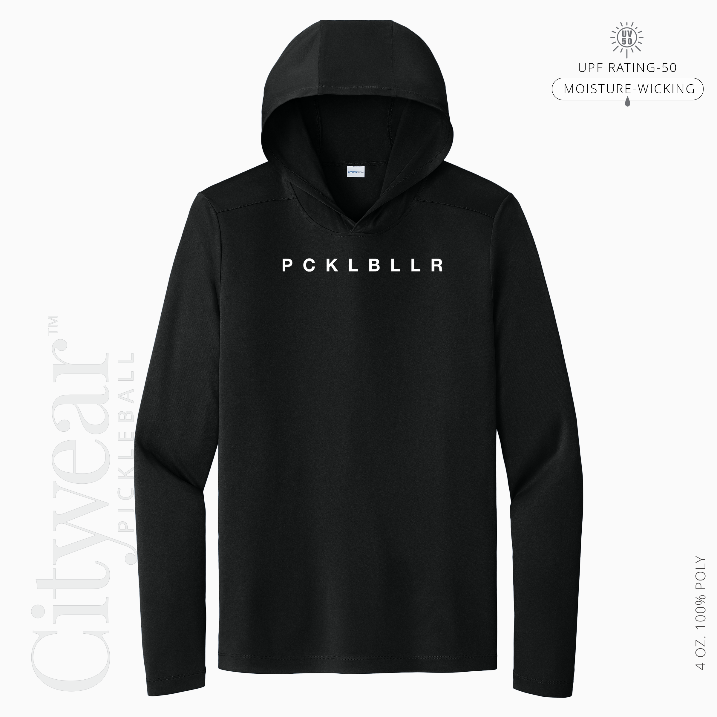 Men's UV Long Sleeve Hoodie-PCKLBLLR
