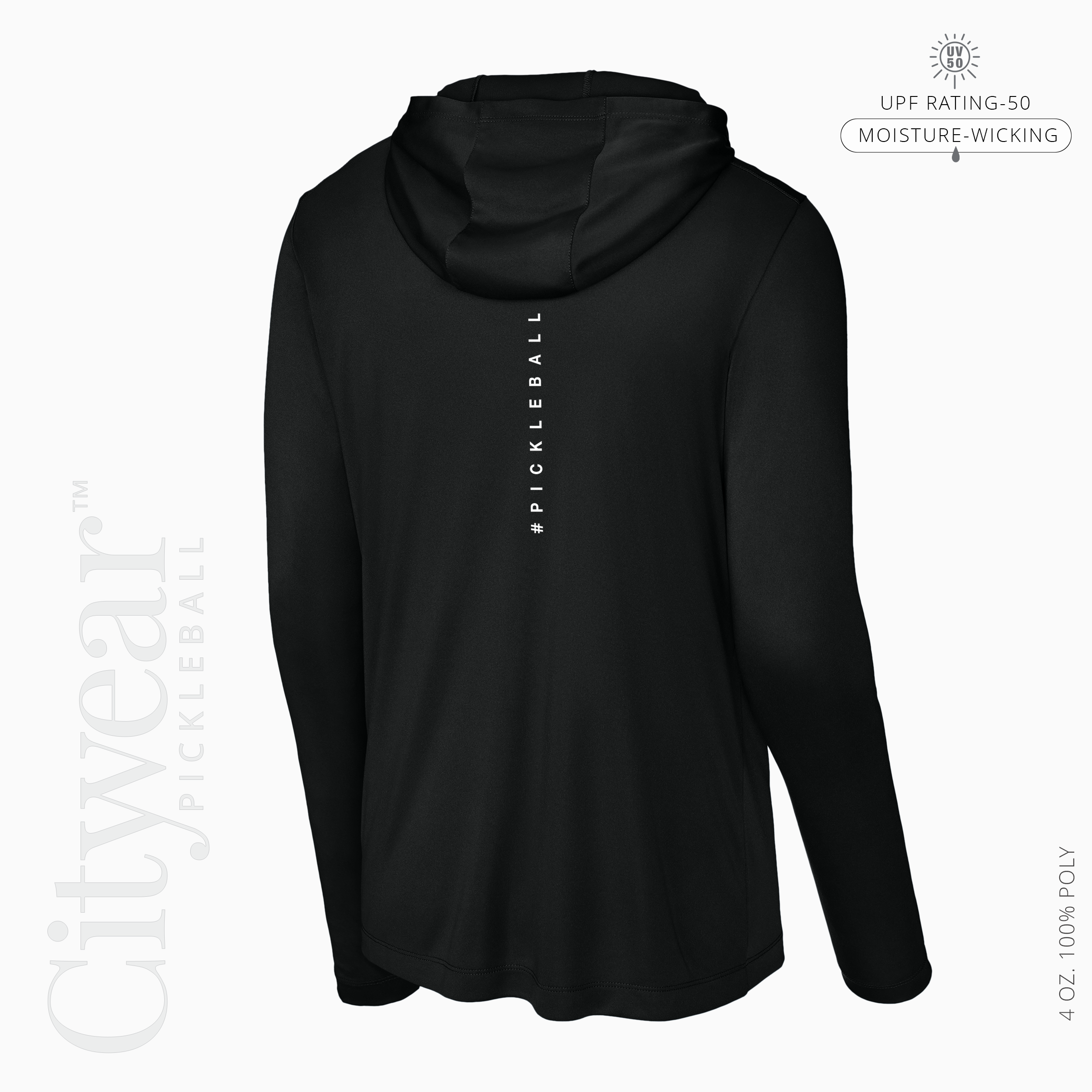 Men's UV Long Sleeve Hoodie-PCKLBLLR