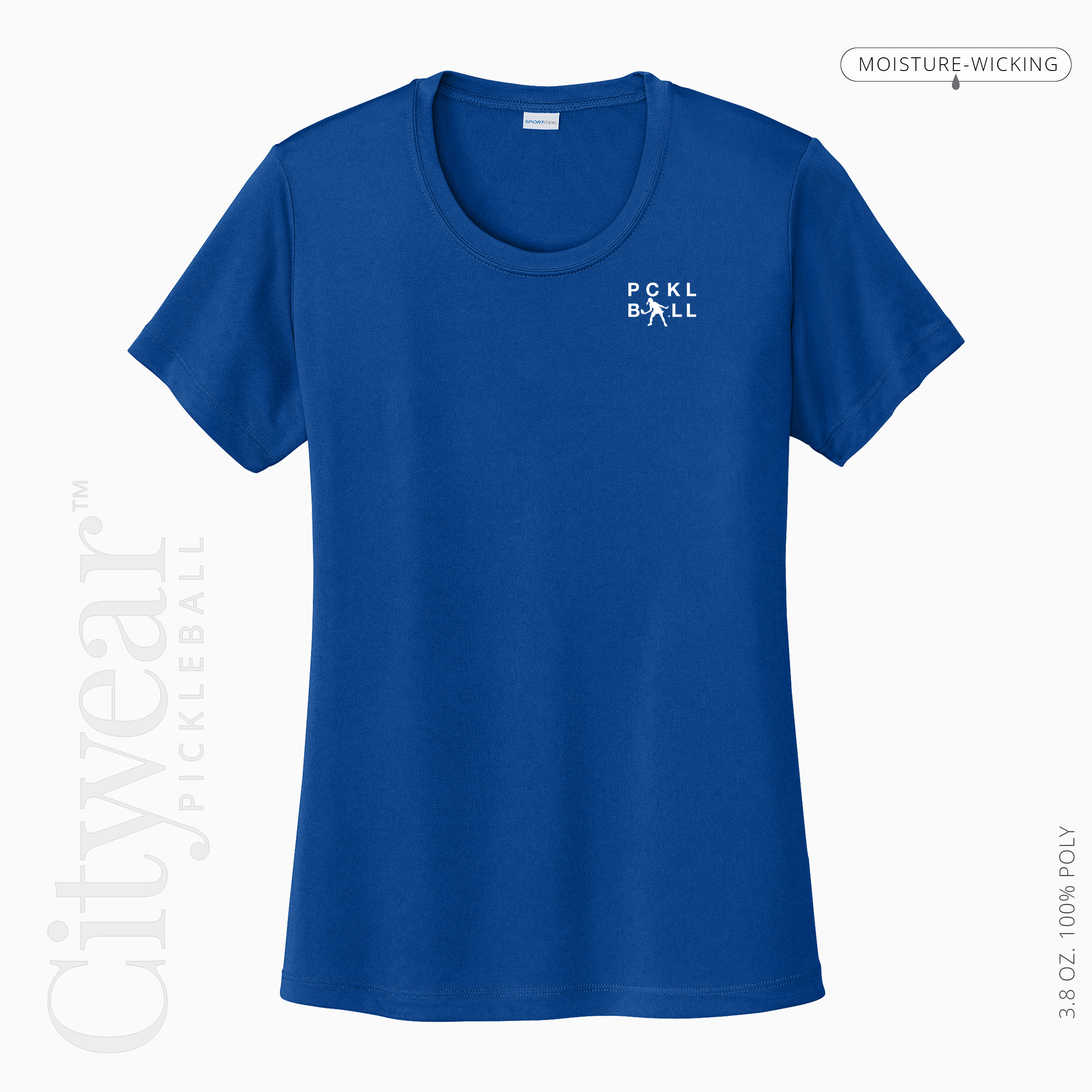 Women's (Medallion)T-Shirt (Basic Colors)-PCKLBLL ATHLETE
