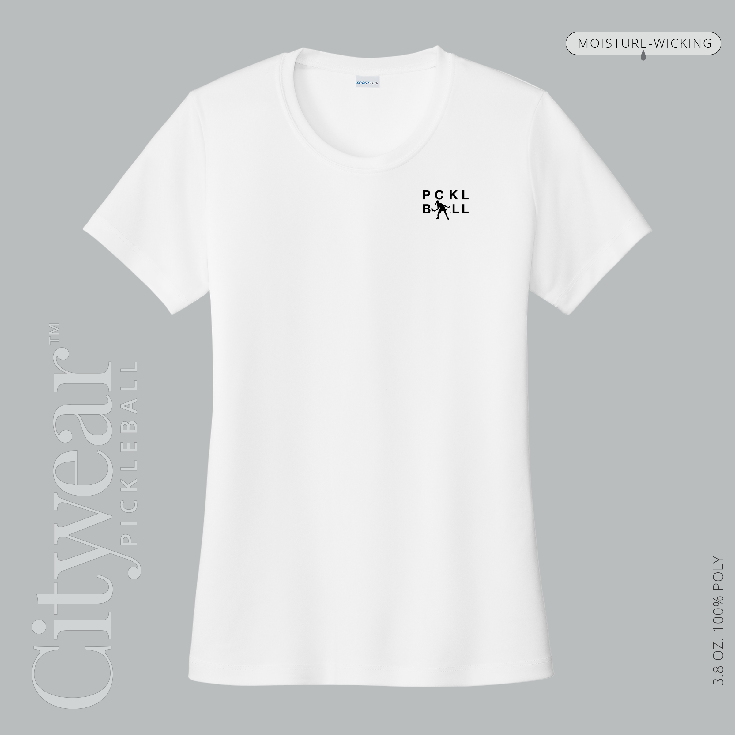 Women's (Medallion)T-Shirt (Basic Colors)-PCKLBLL ATHLETE